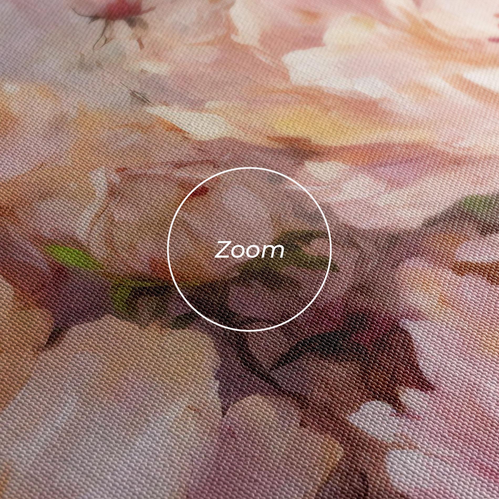 Vászonkép Peony Painting Art mockup 3