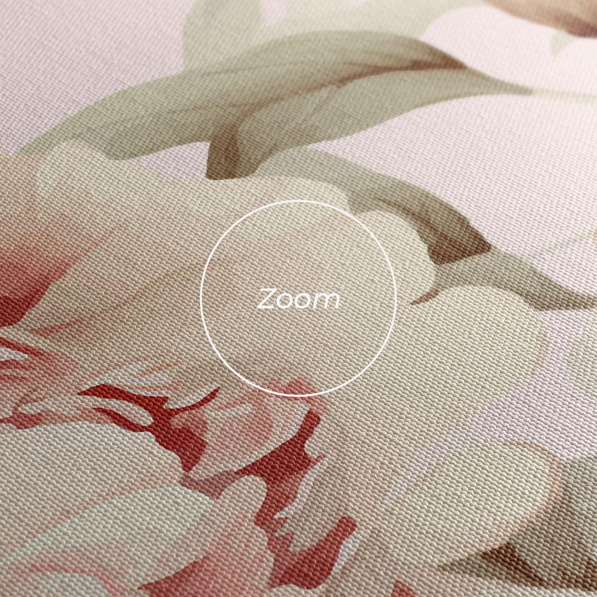 Vászonkép Pink Pretty Peony mockup 3