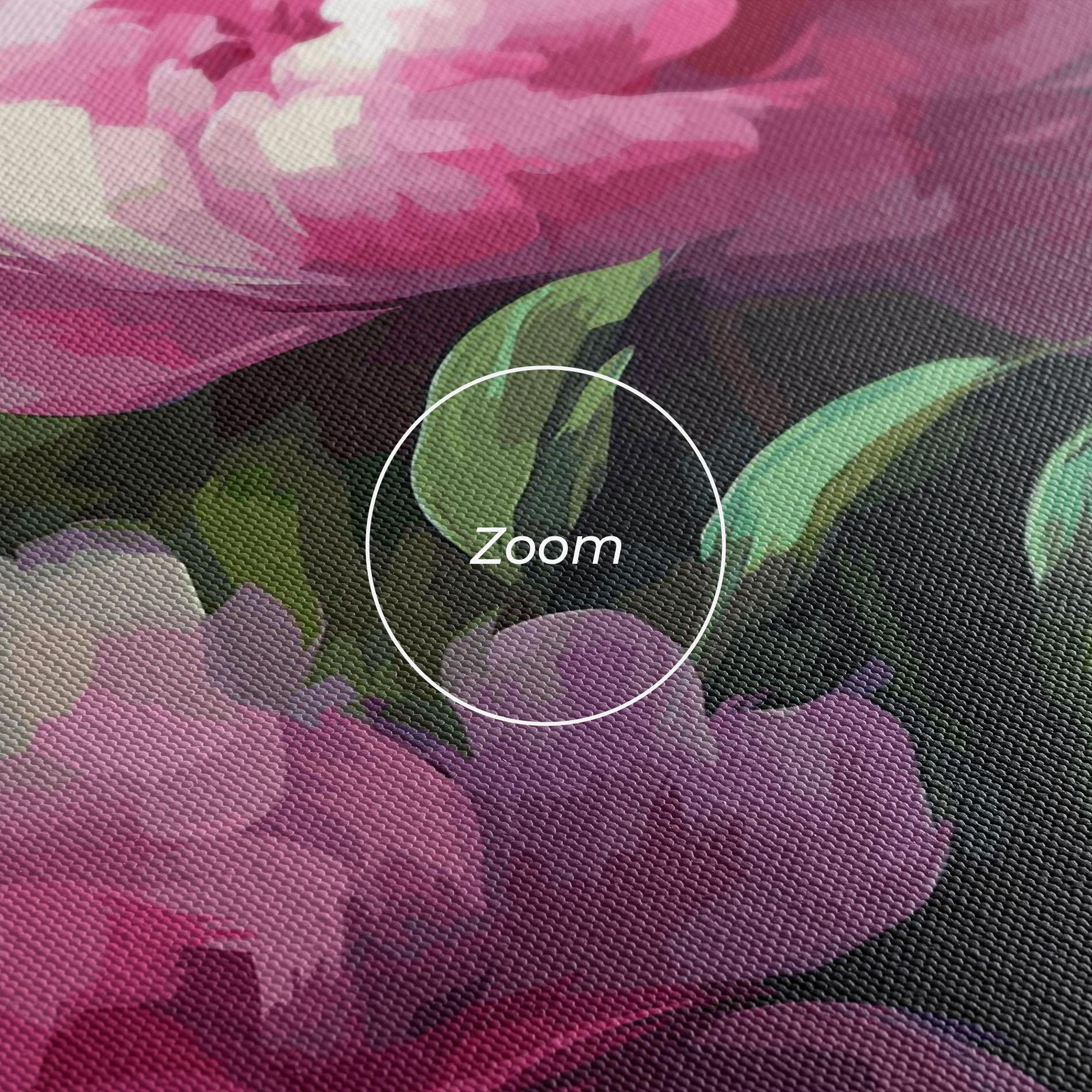 Vászonkép Pretty Peony Paint mockup 3