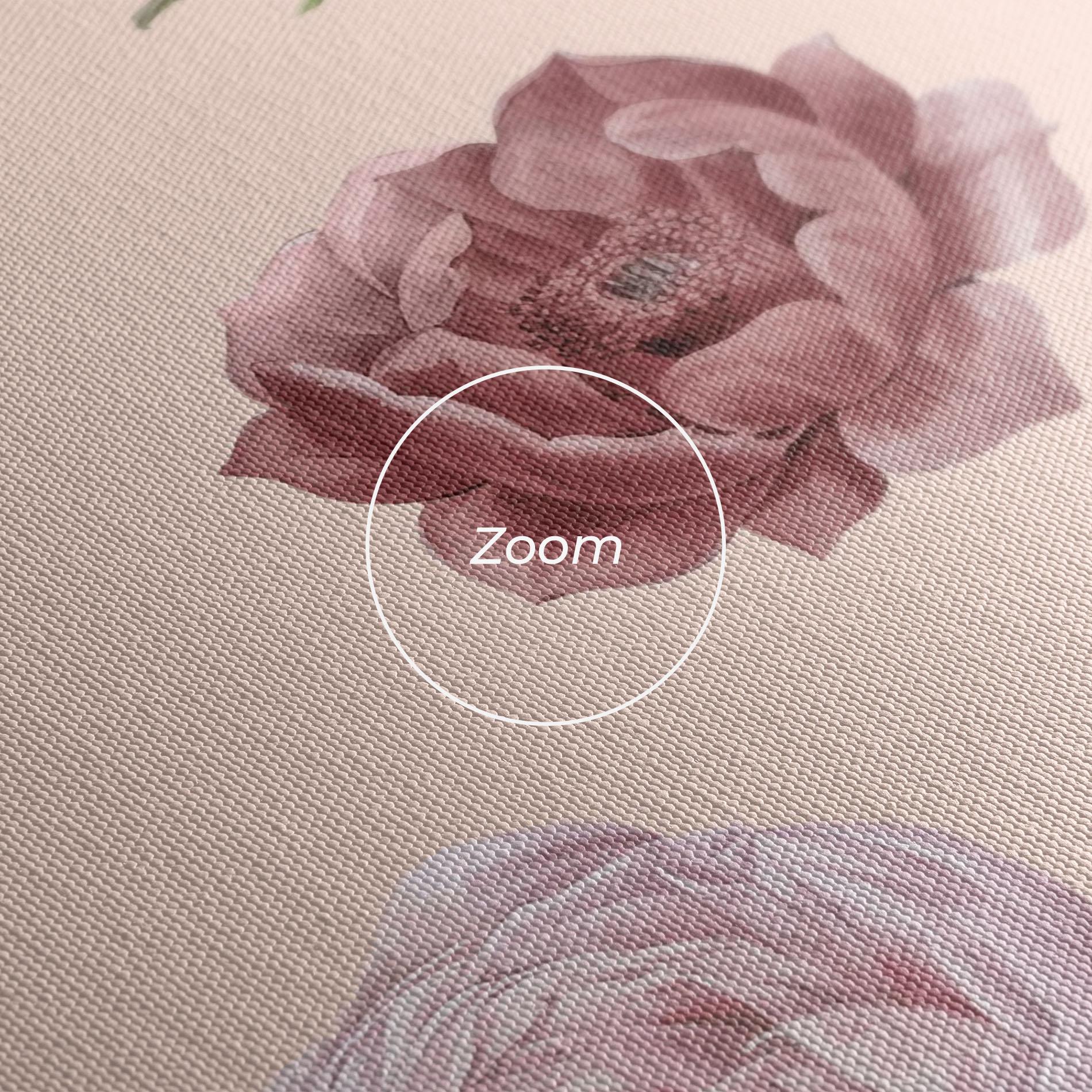 Vászonkép Rose And Peony mockup 3