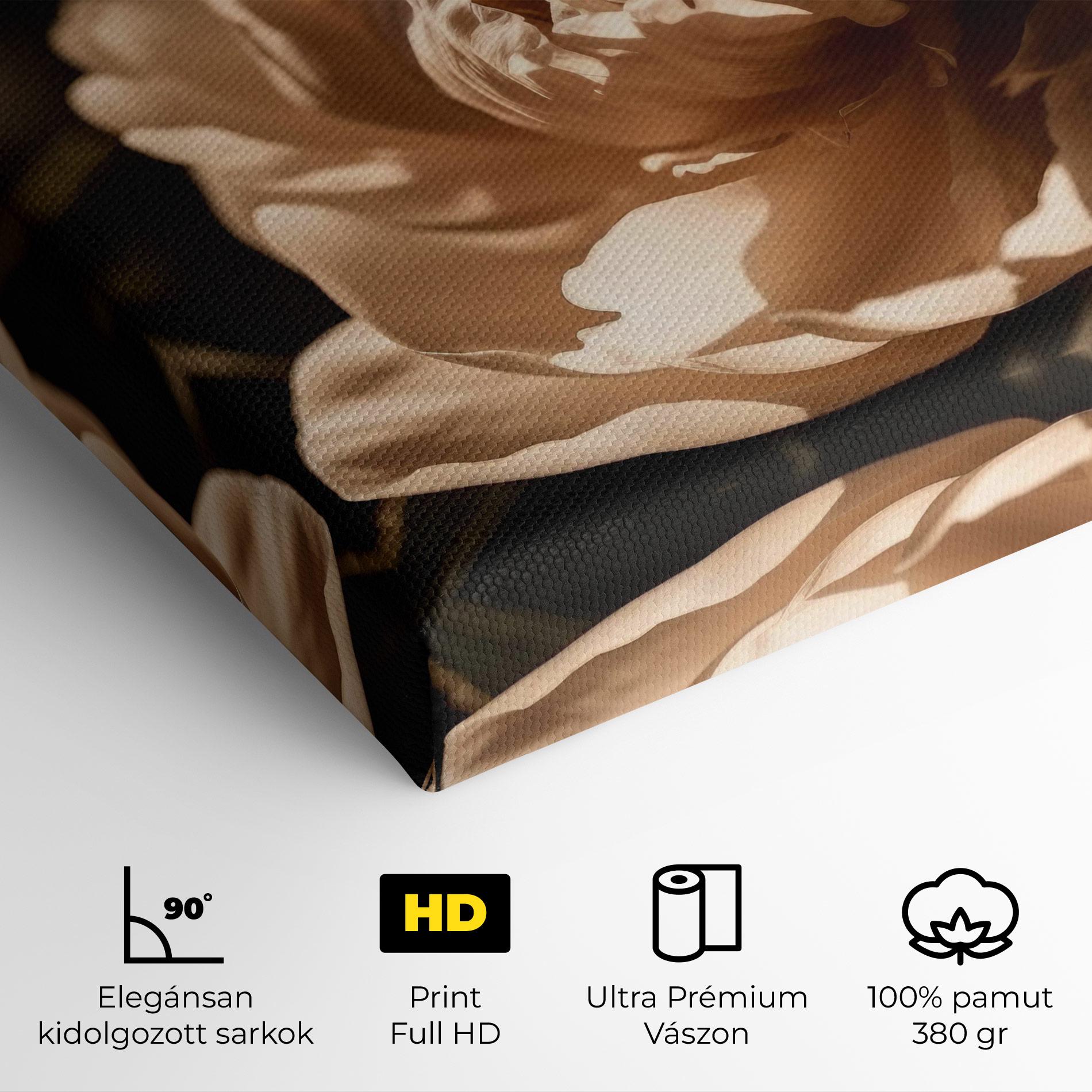 Vászonkép Cream Peony mockup 4