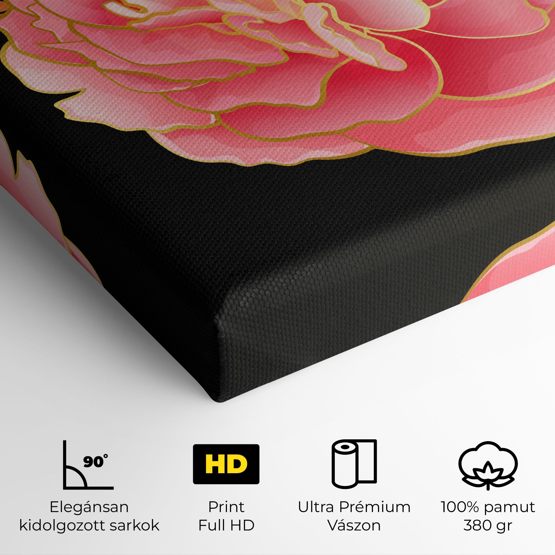 Gold Pinkk Peony mockup 4