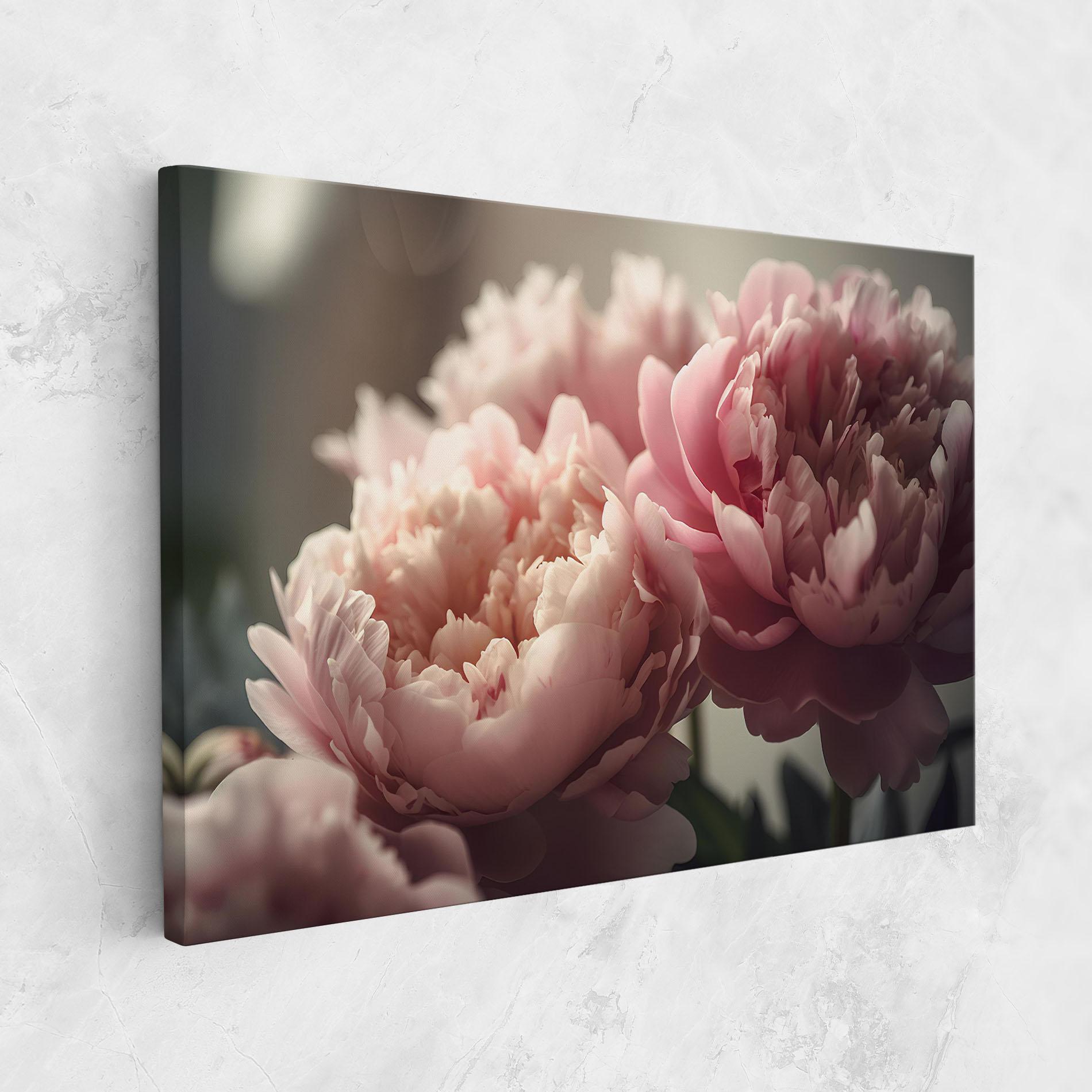 Vászonkép Cream Dreamy Peony mockup 1