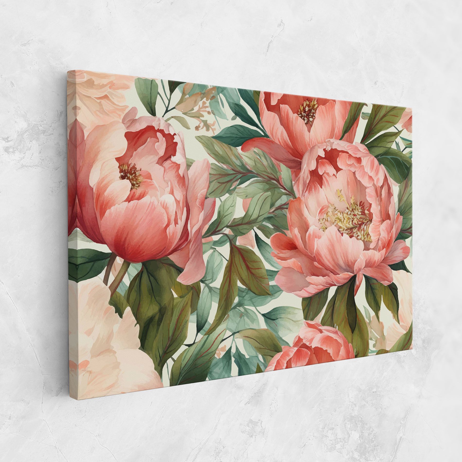 Light Red Peony mockup 1