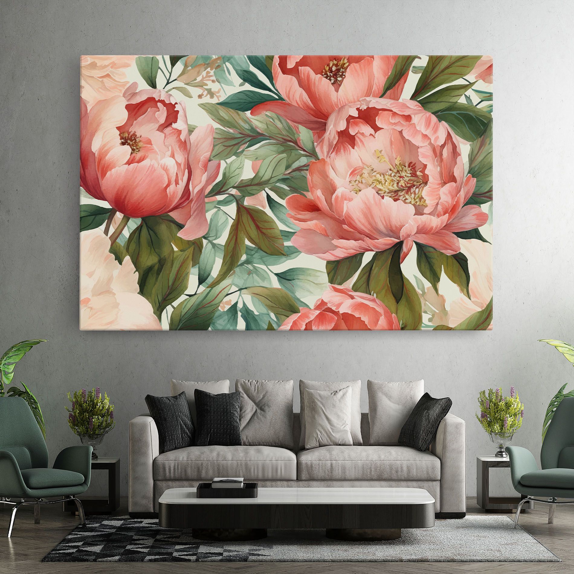 Light Red Peony mockup 7