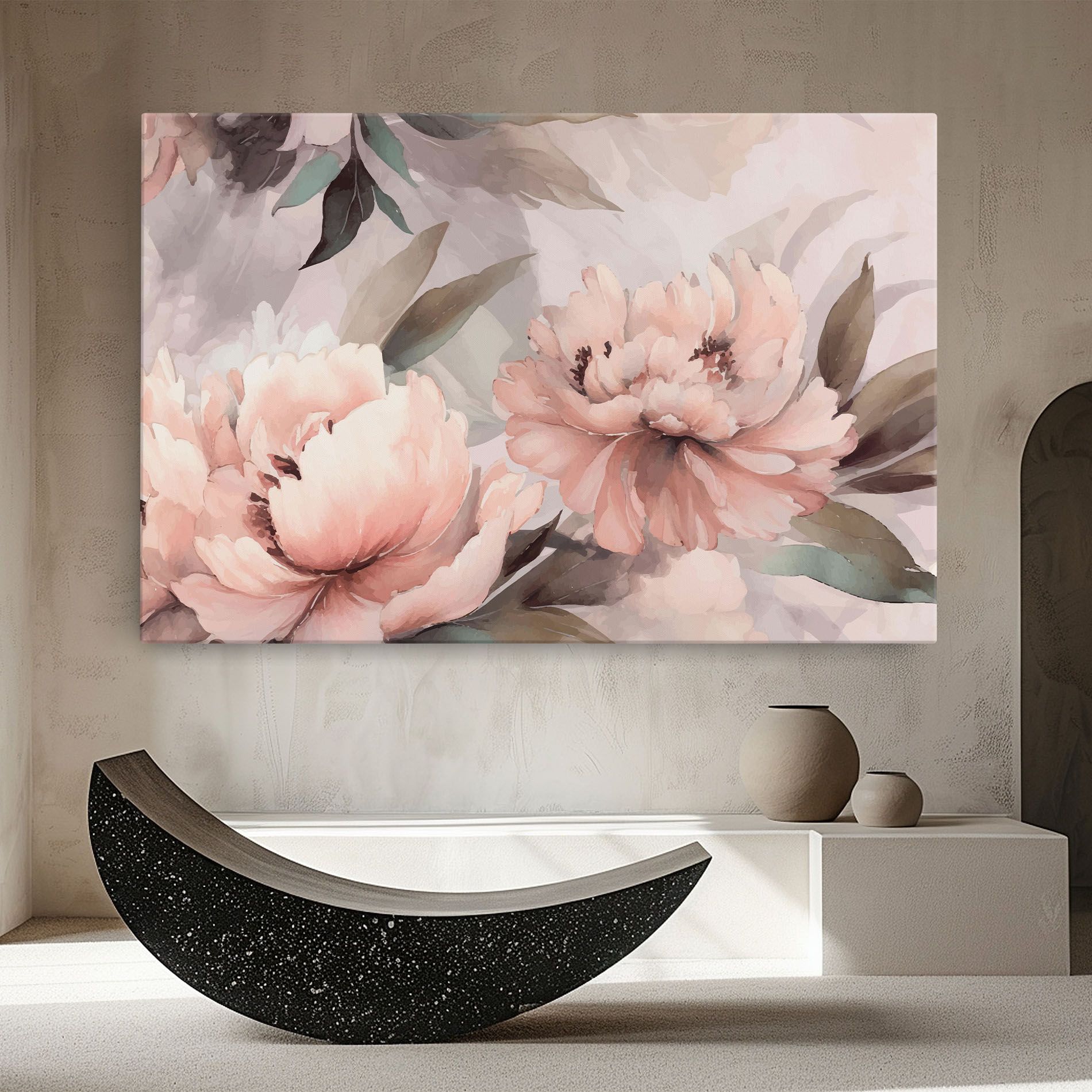 Dreamy Peony Art mockup 8