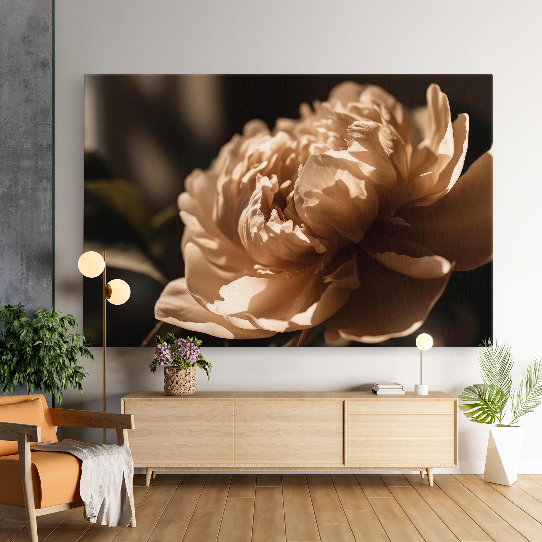 Vászonkép Cream Peony mockup 9