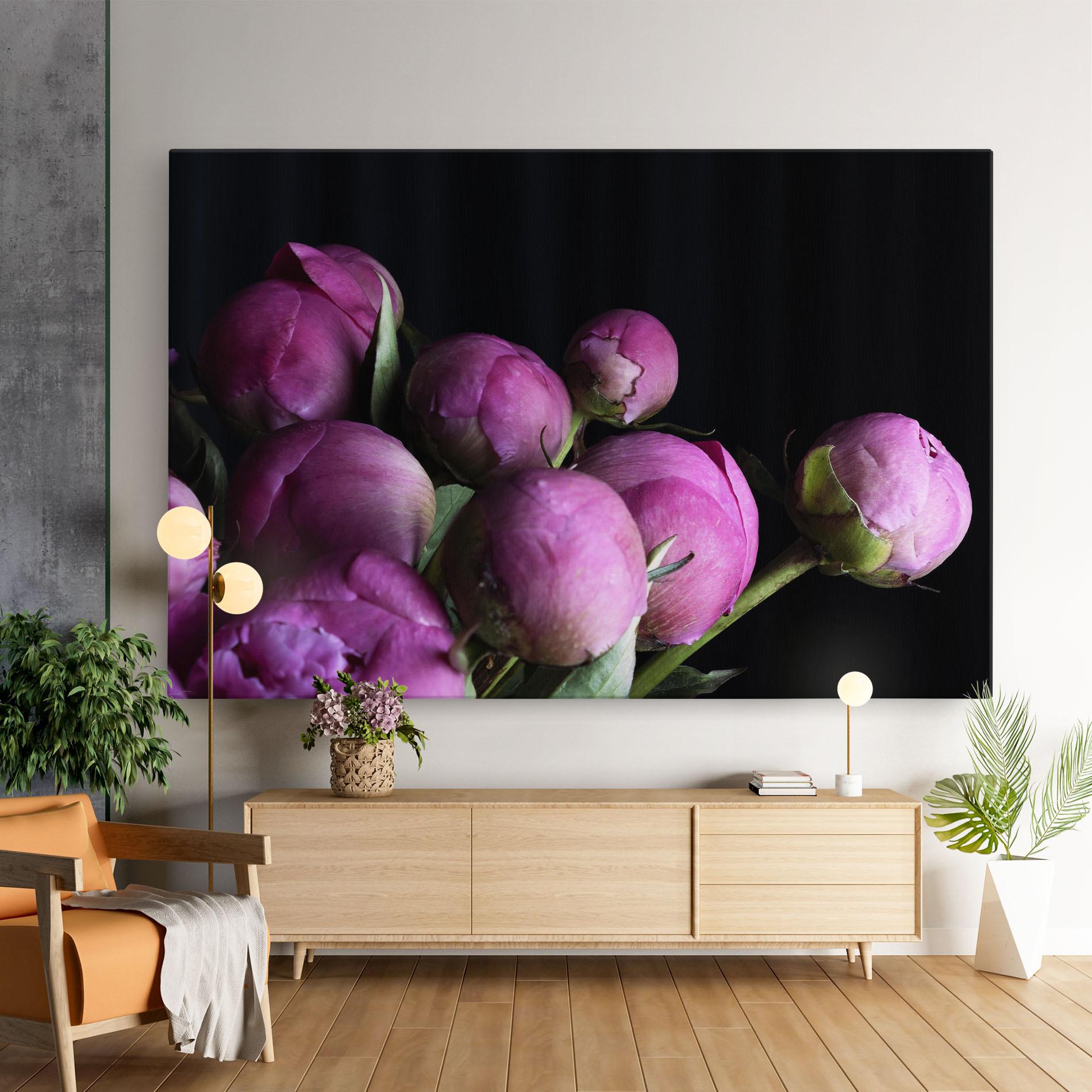 Vászonkép Peony Buds mockup 9