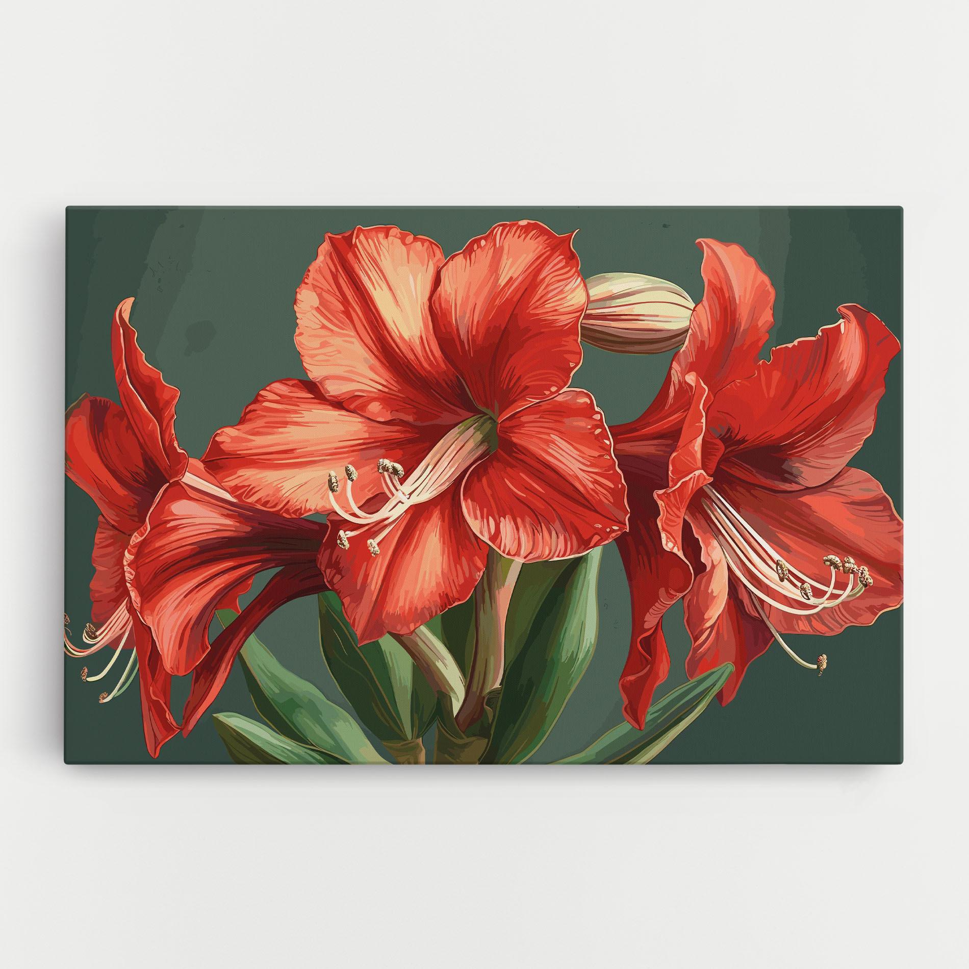Vászonkép Lily Orange Art mockup 0