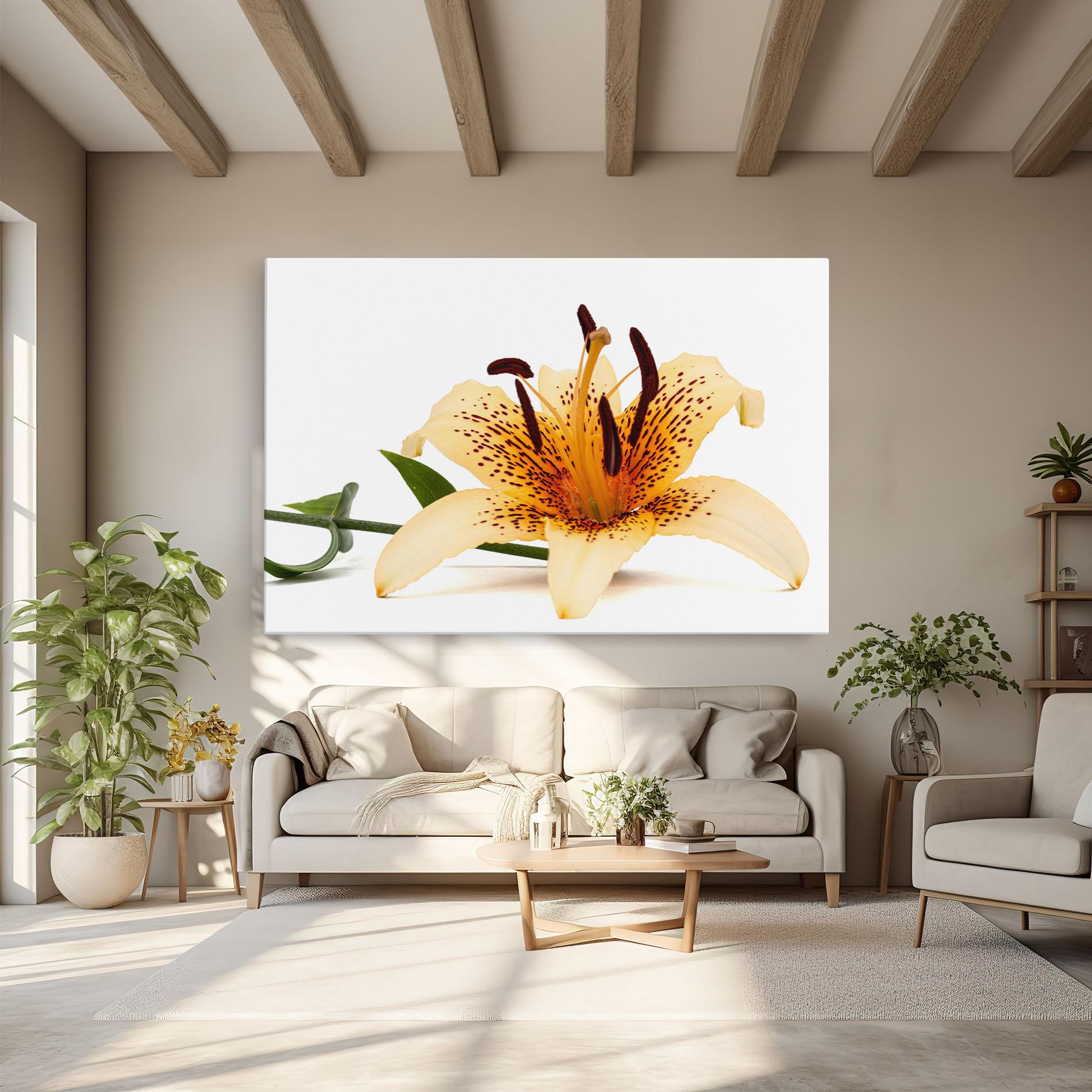 Vászonkép Big Yellow Lily mockup 6