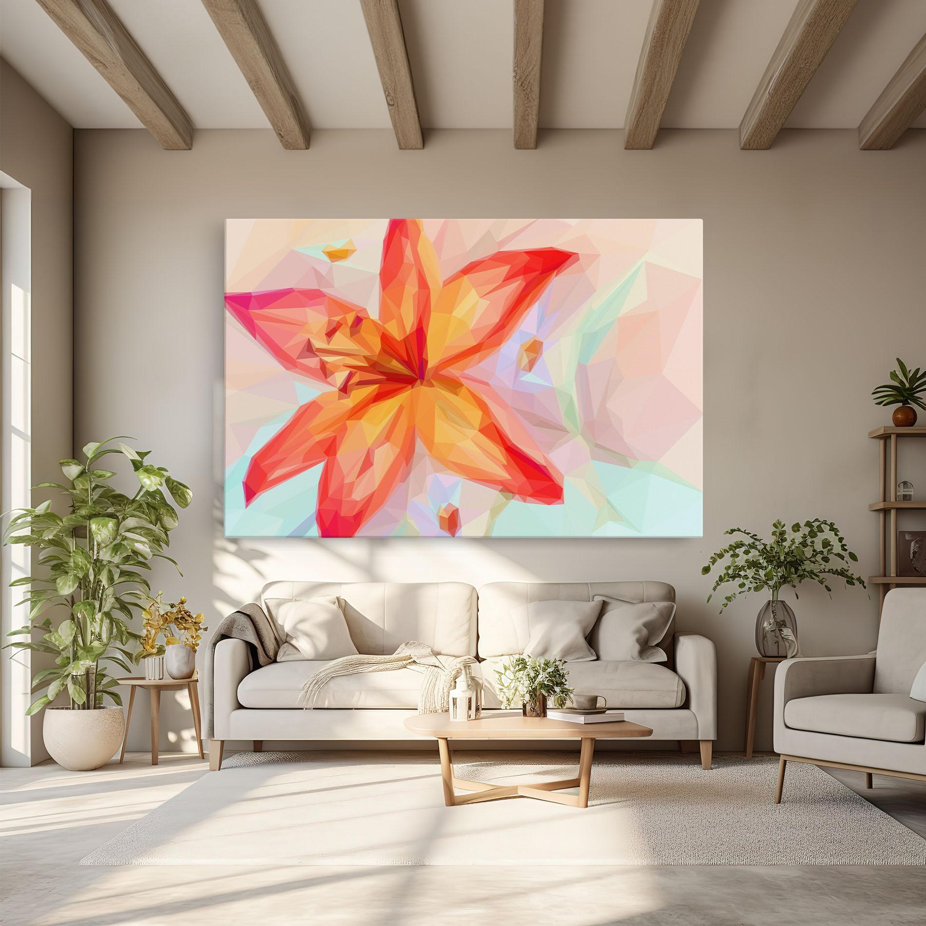 Vászonkép Orange Lily mockup 6