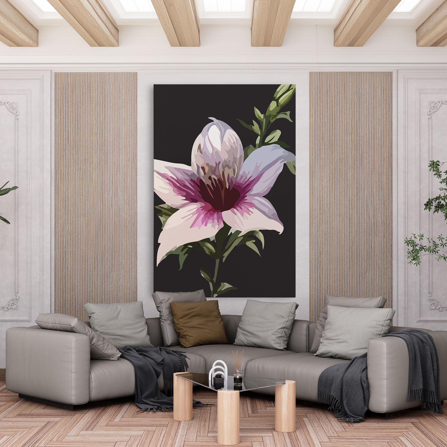 Vászonkép Pink Pretty Lily mockup 6
