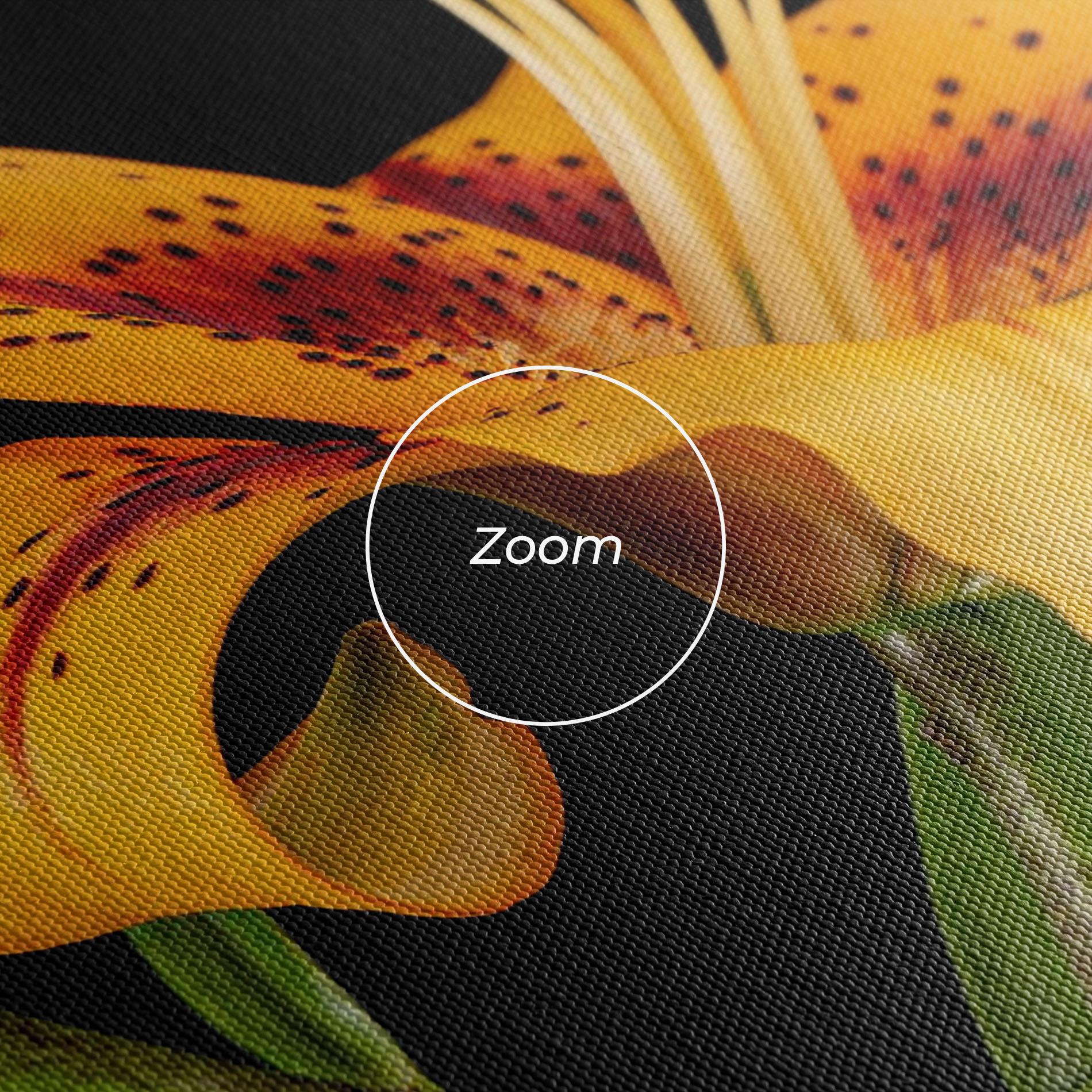 Vászonkép Beautiful Yellow Lily mockup 3