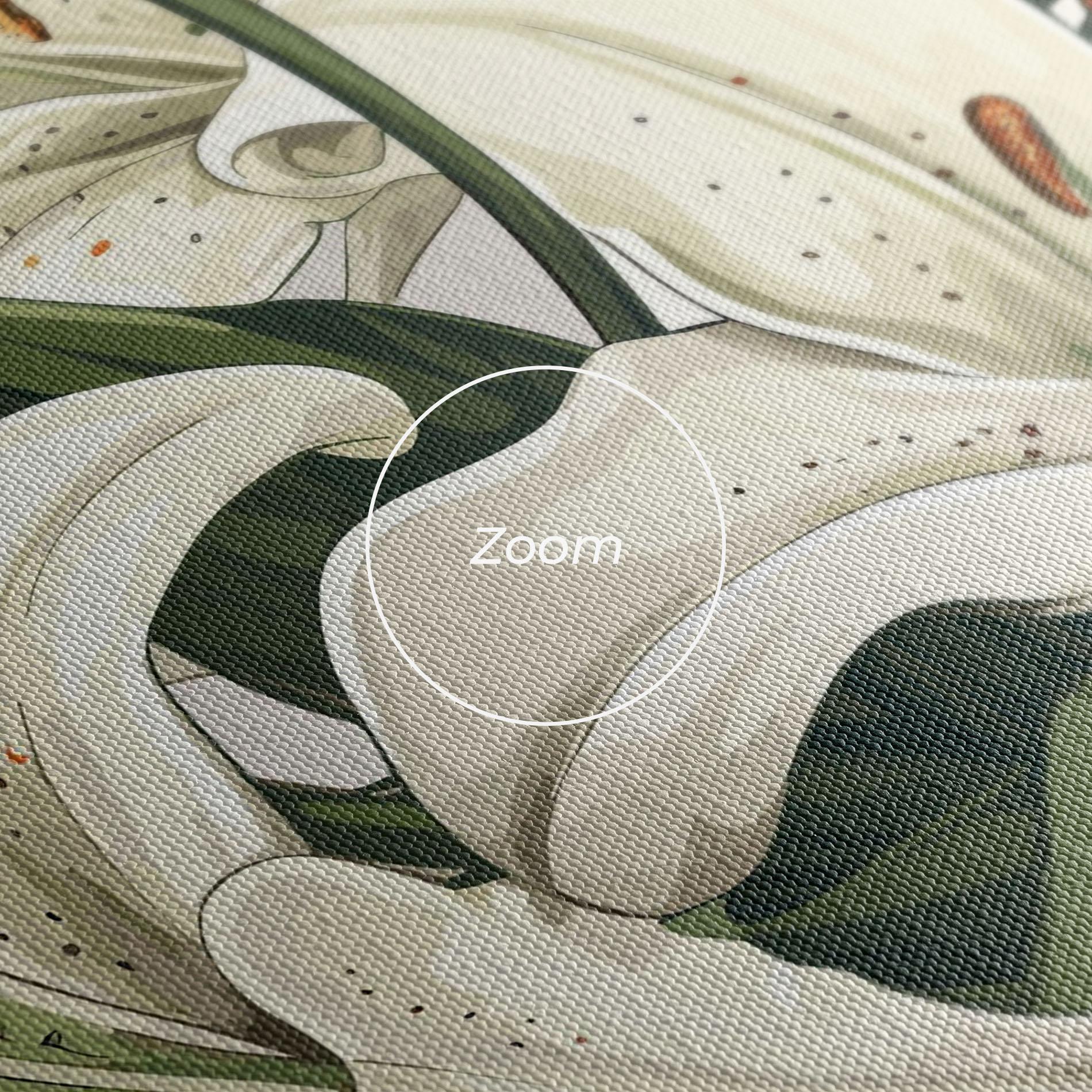 Vászonkép Grey White Lily mockup 3