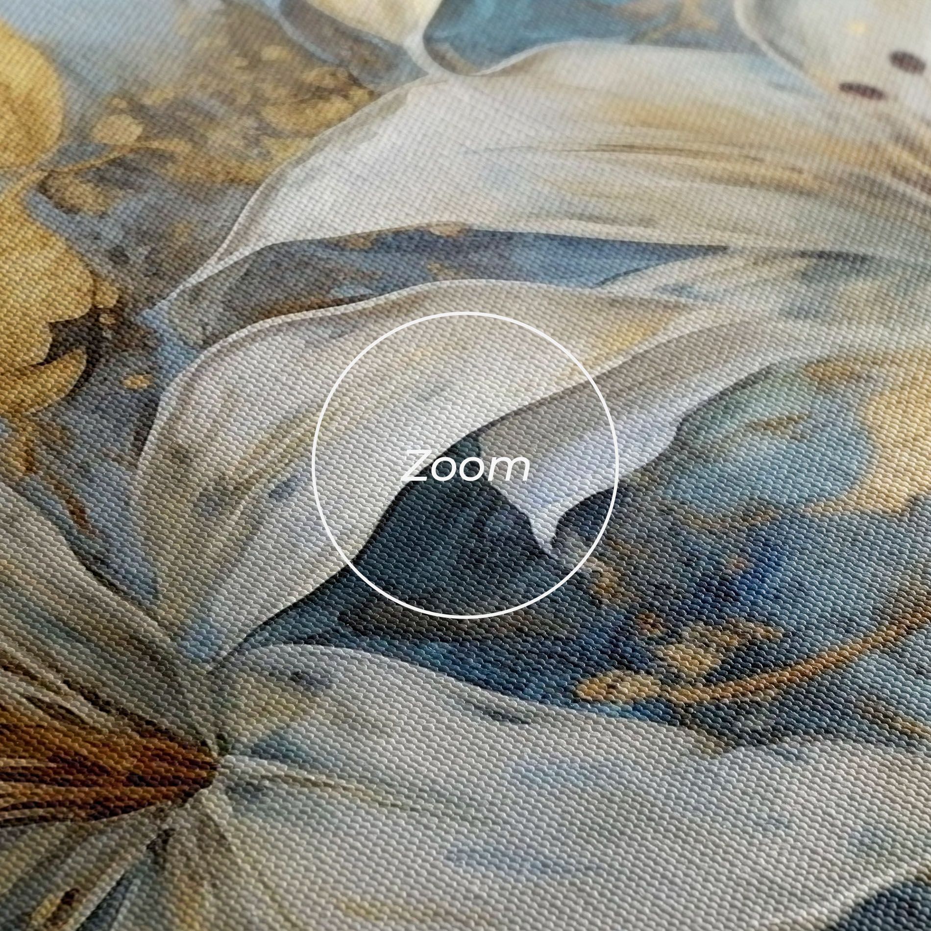 Lily With Gold Painting mockup 3