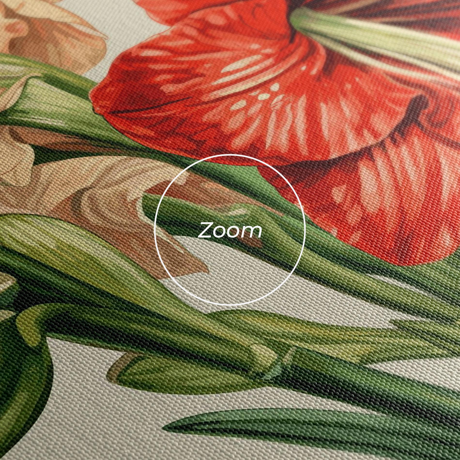 Vászonkép Orange Cream Lily mockup 3