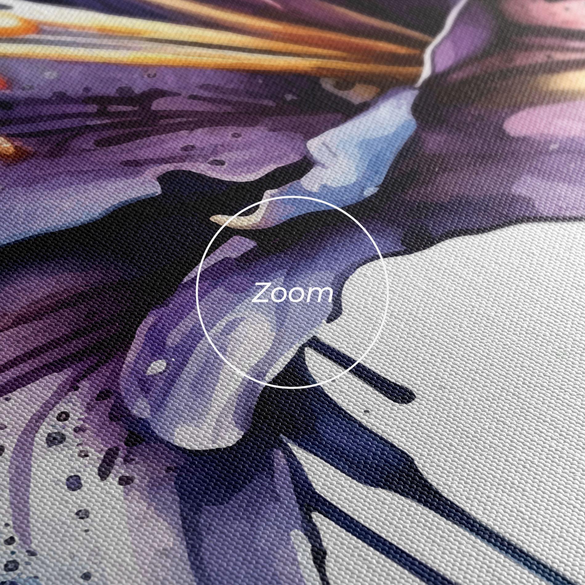 Vászonkép Purple Orange Lily mockup 3