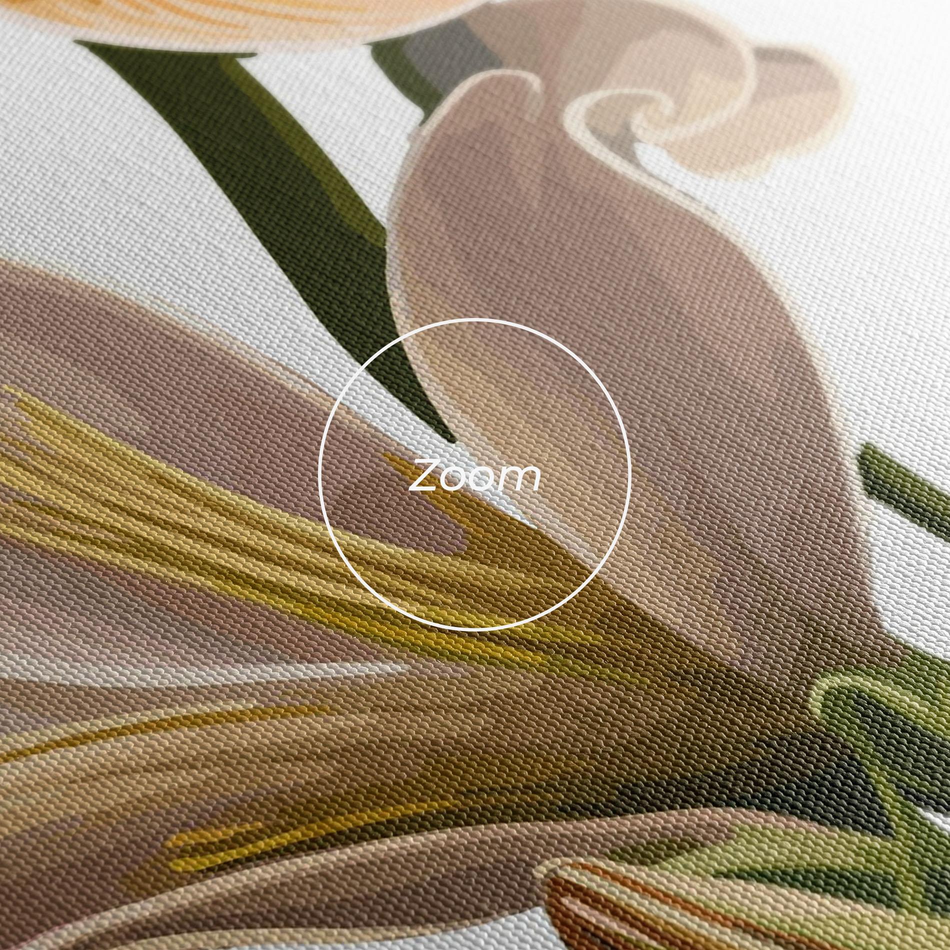 Vászonkép Purple White Lily mockup 3