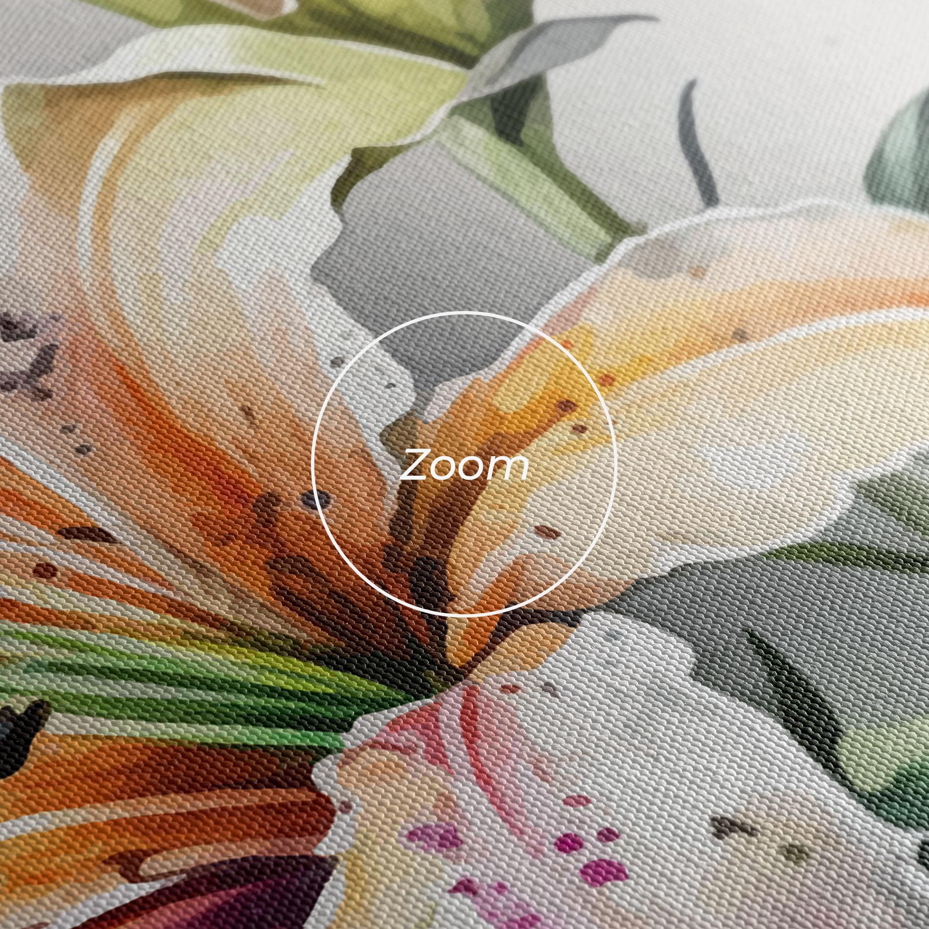 Vászonkép White Orange Lily mockup 3