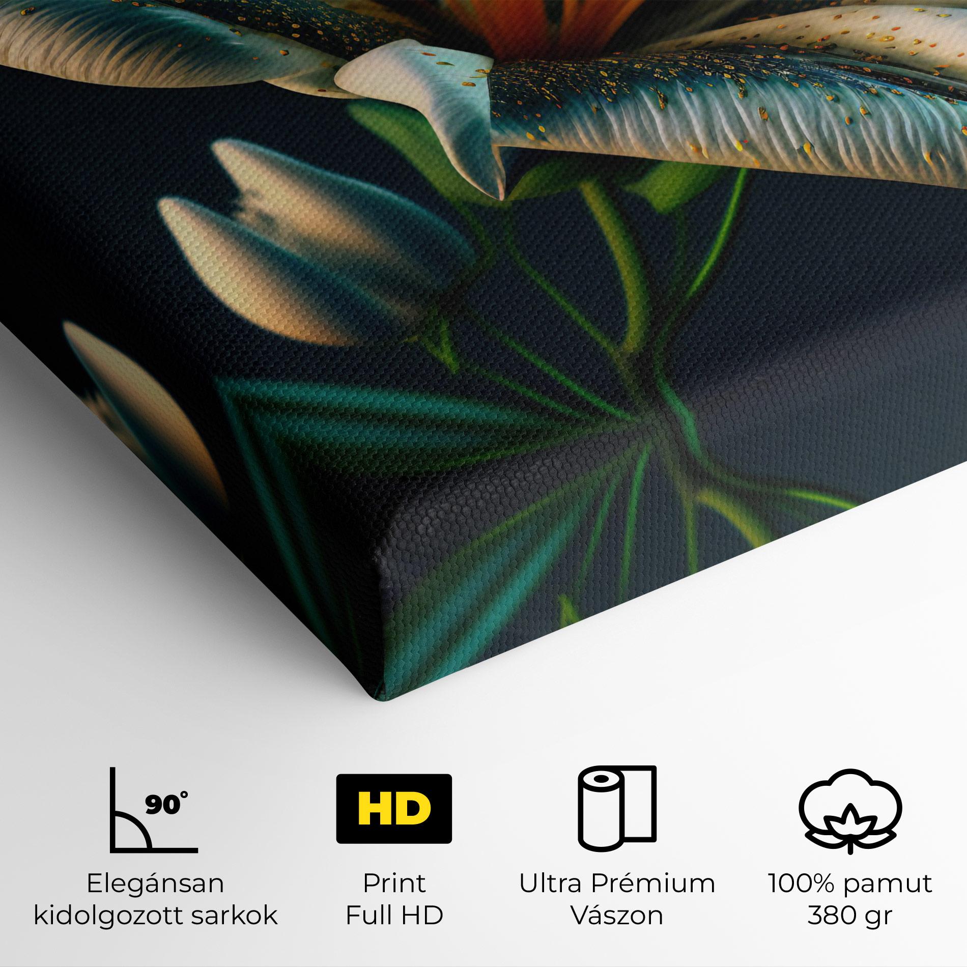 Vászonkép Blue Grey Lily mockup 4