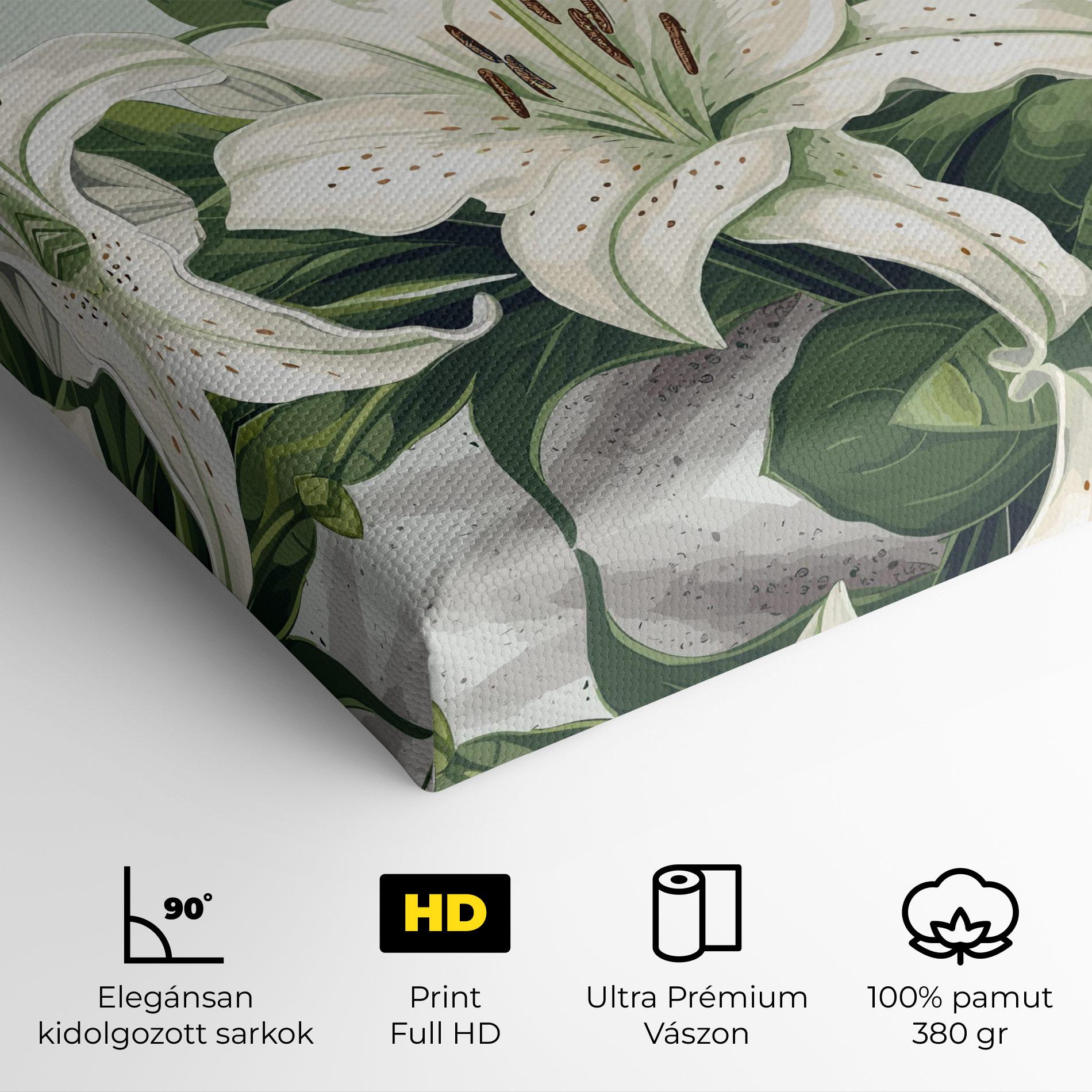 Vászonkép Light Lily Art mockup 4