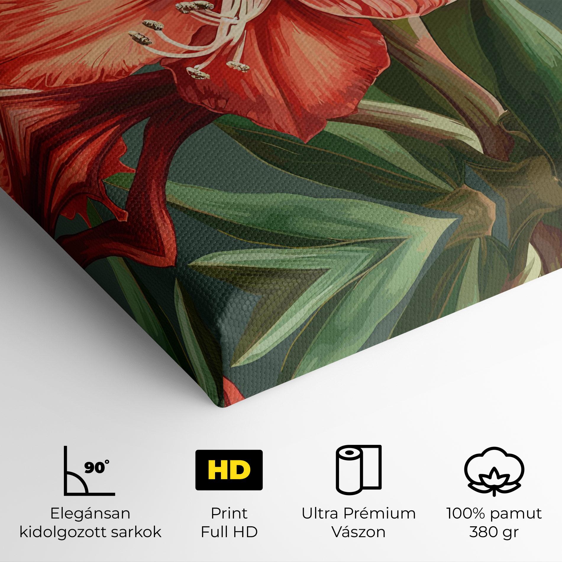 Vászonkép Lily Orange Art mockup 4