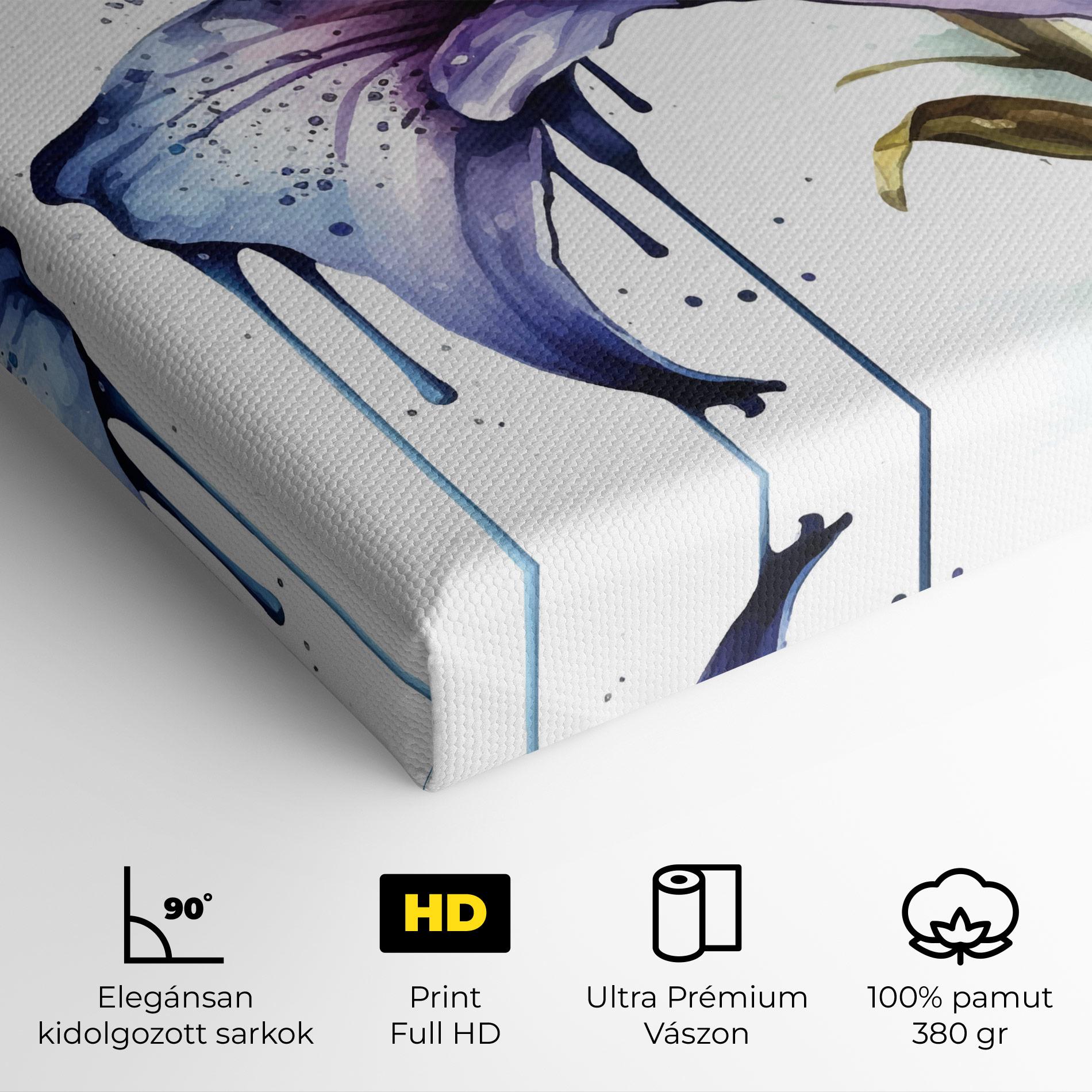 Vászonkép Purple Orange Lily mockup 4