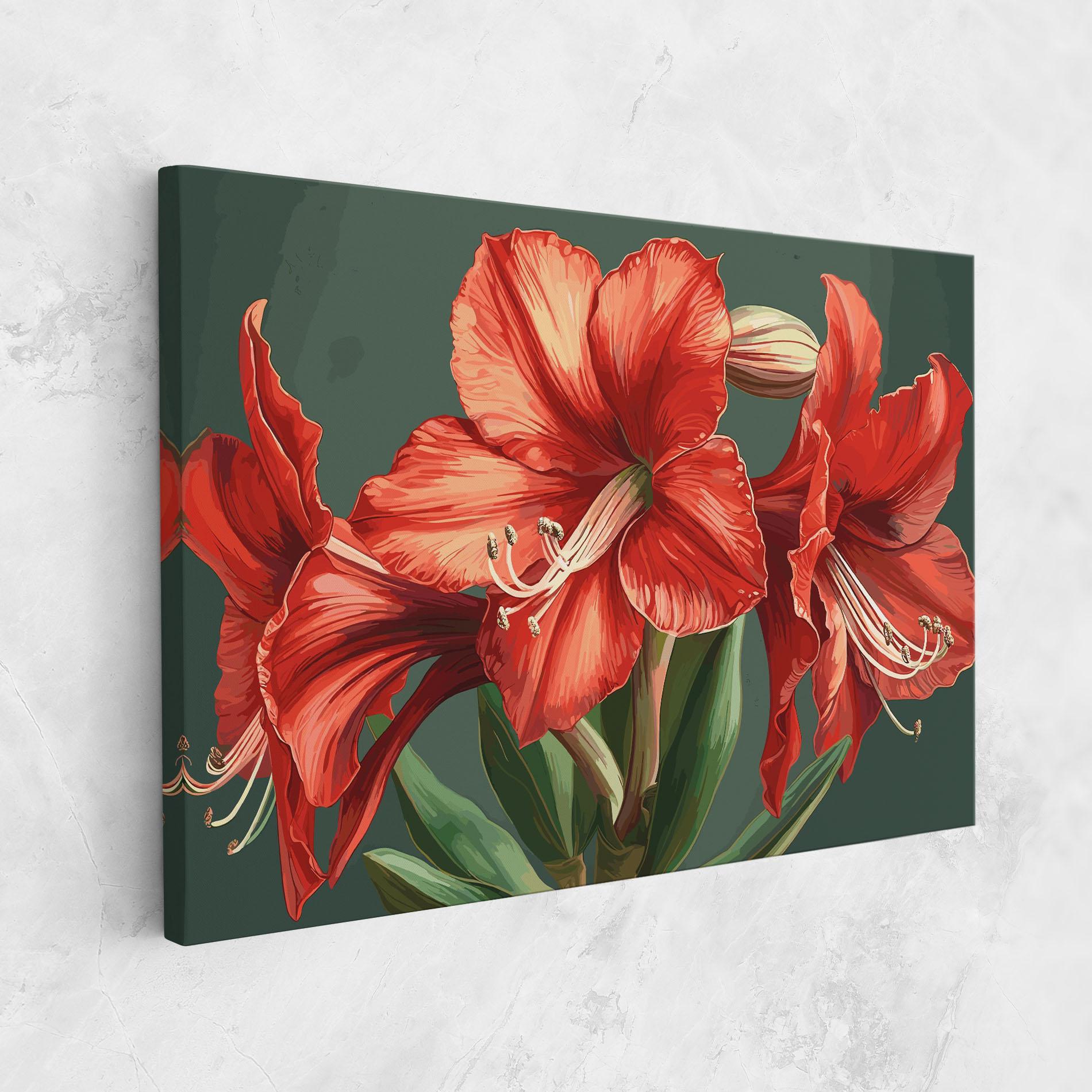 Vászonkép Lily Orange Art mockup 1
