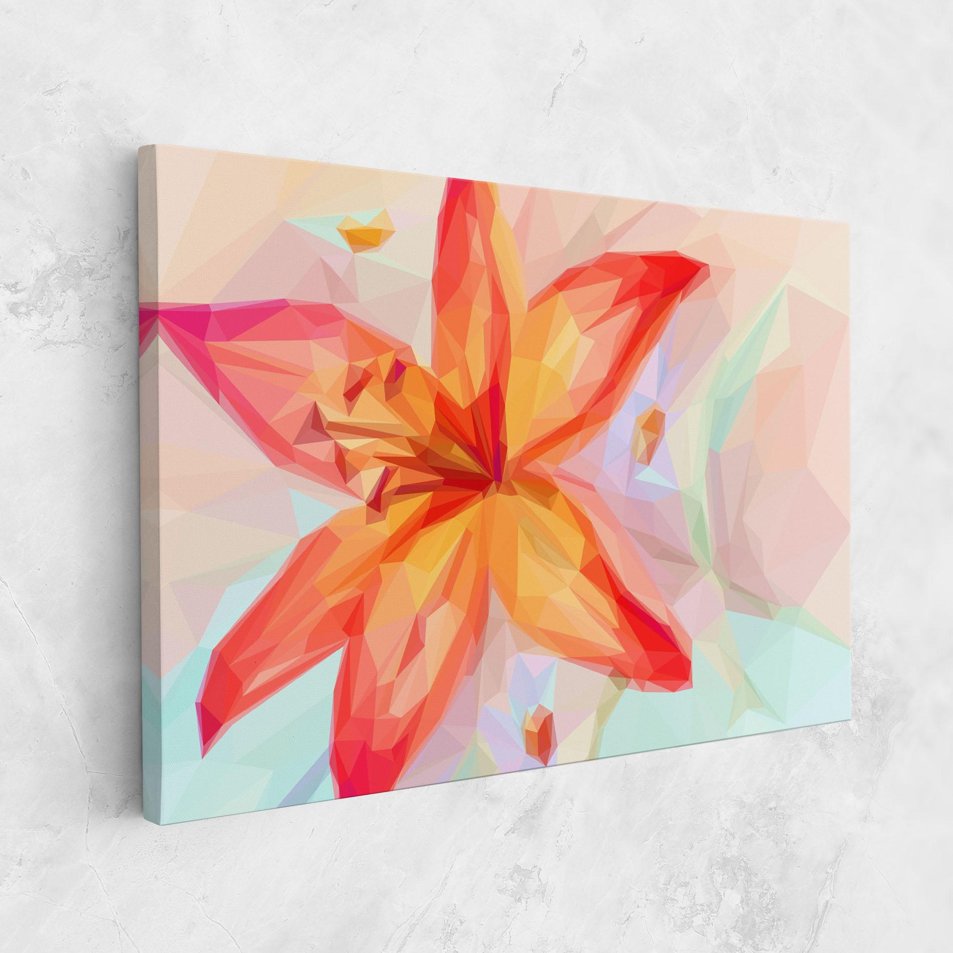 Vászonkép Orange Lily mockup 1