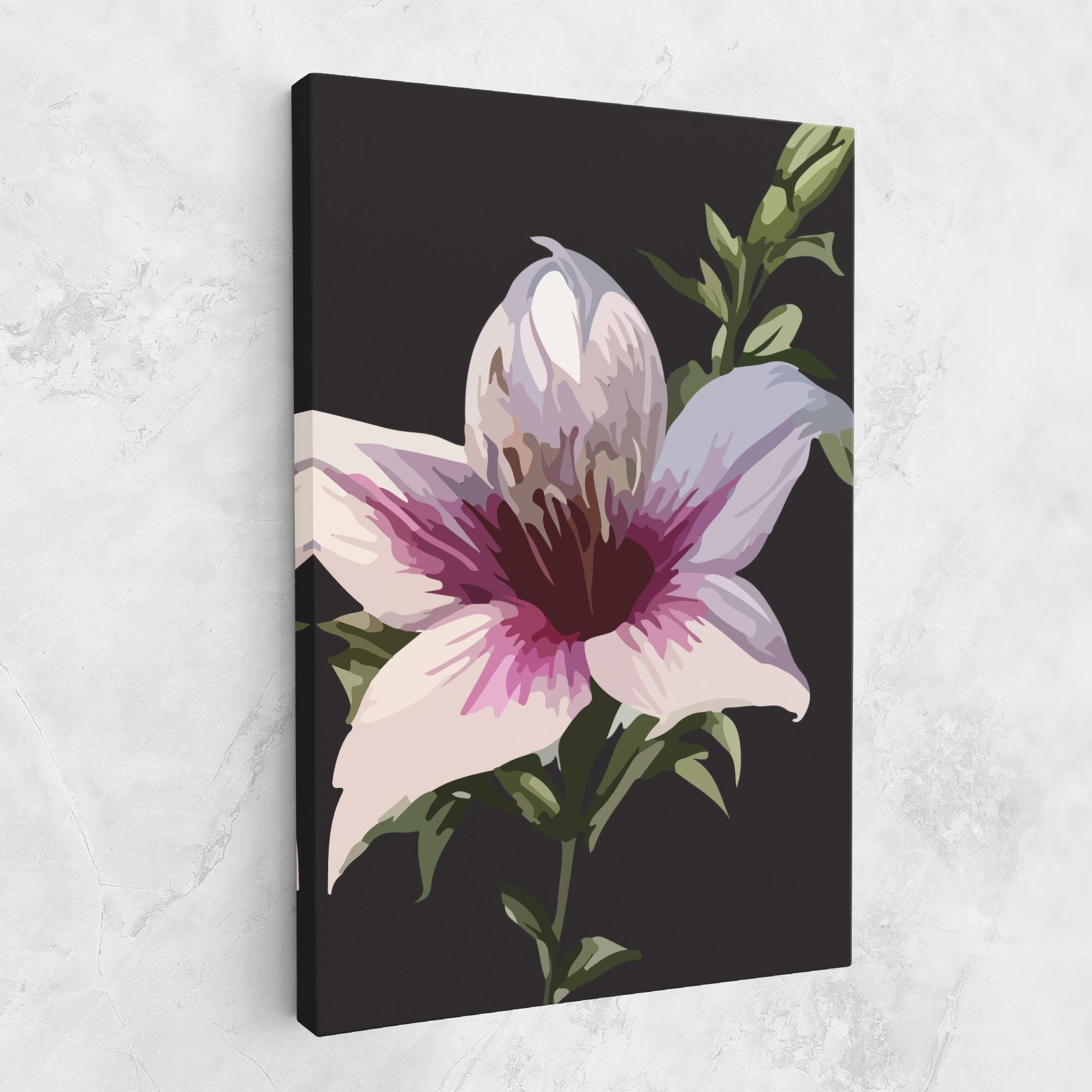 Vászonkép Pink Pretty Lily mockup 1