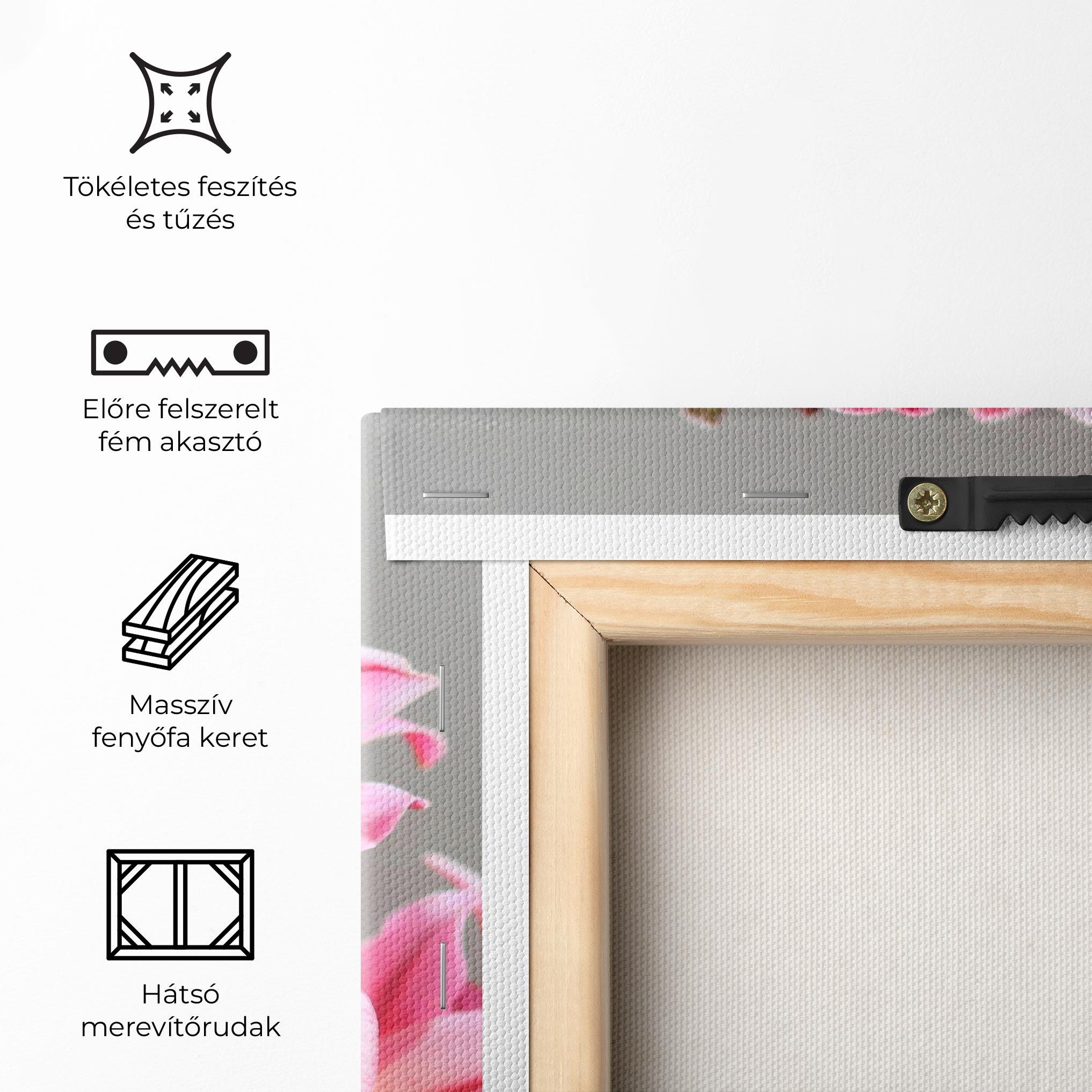 Vászonkép Light Pink Lily View mockup 5