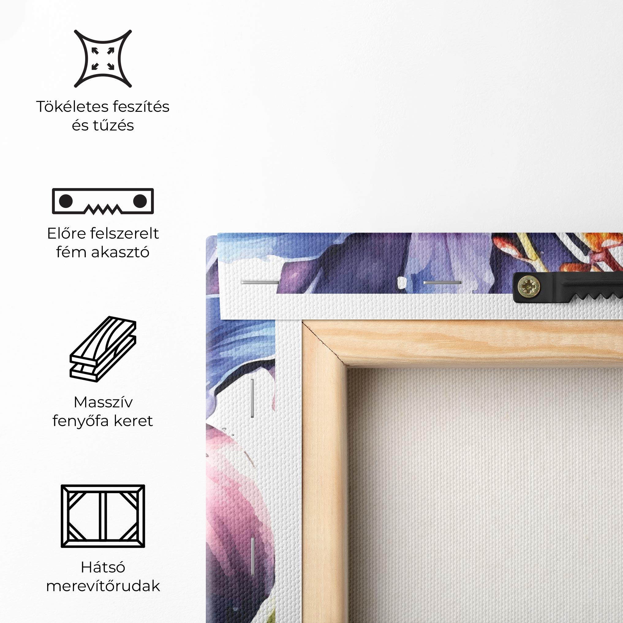 Vászonkép Purple Orange Lily mockup 5