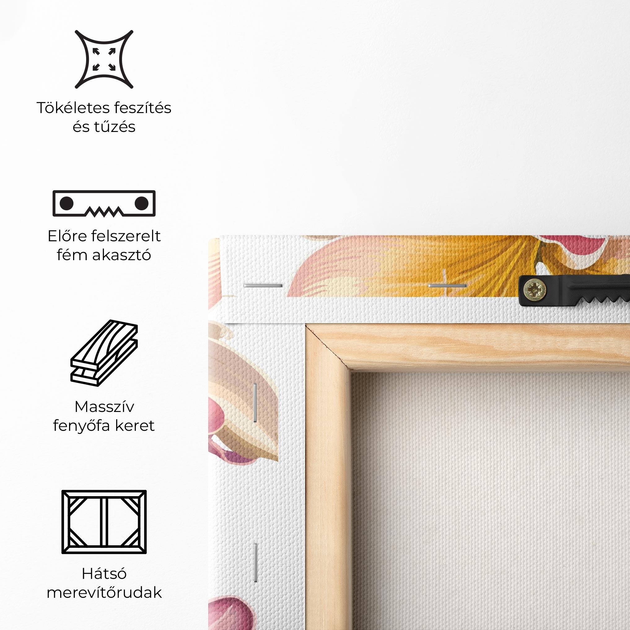 Vászonkép Purple White Lily mockup 5