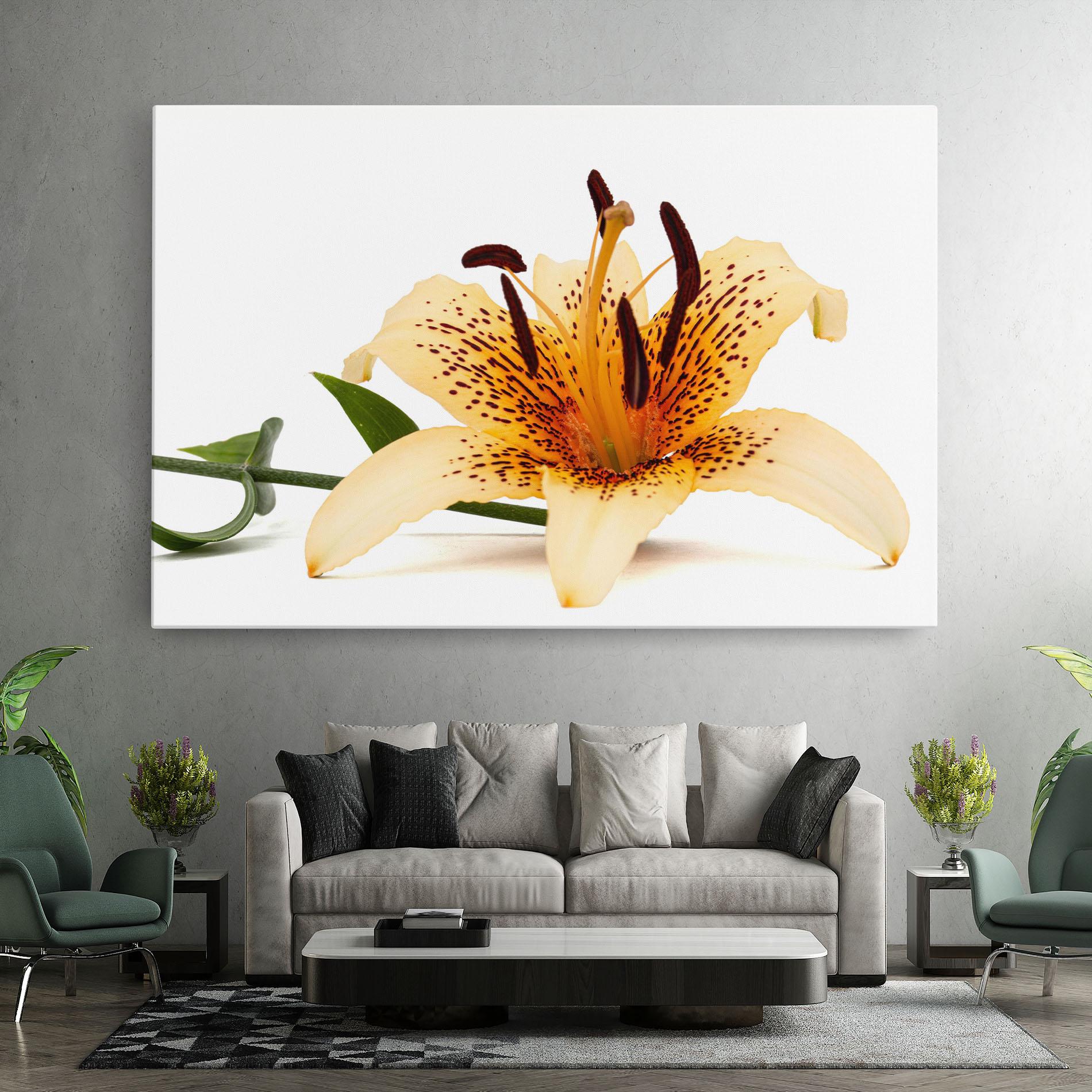 Vászonkép Big Yellow Lily mockup 7