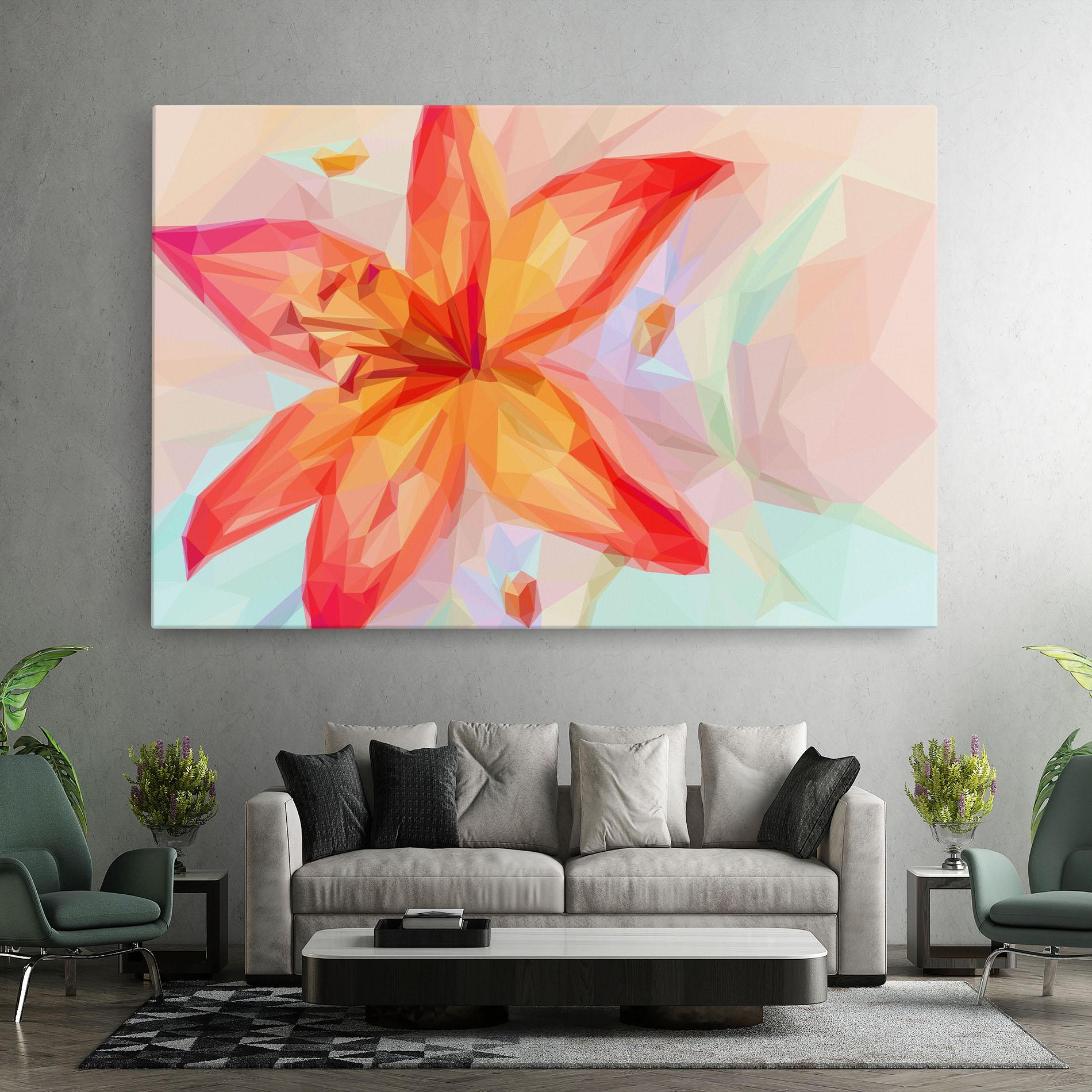Vászonkép Orange Lily mockup 7