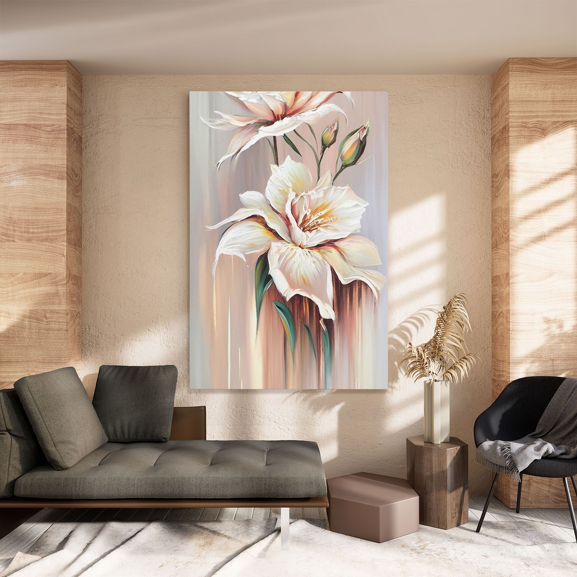 Abstract Lily Painting mockup 8
