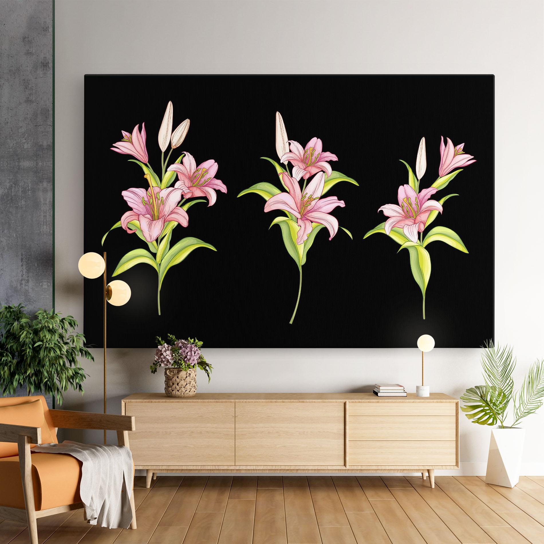 Vászonkép Lily Set mockup 9