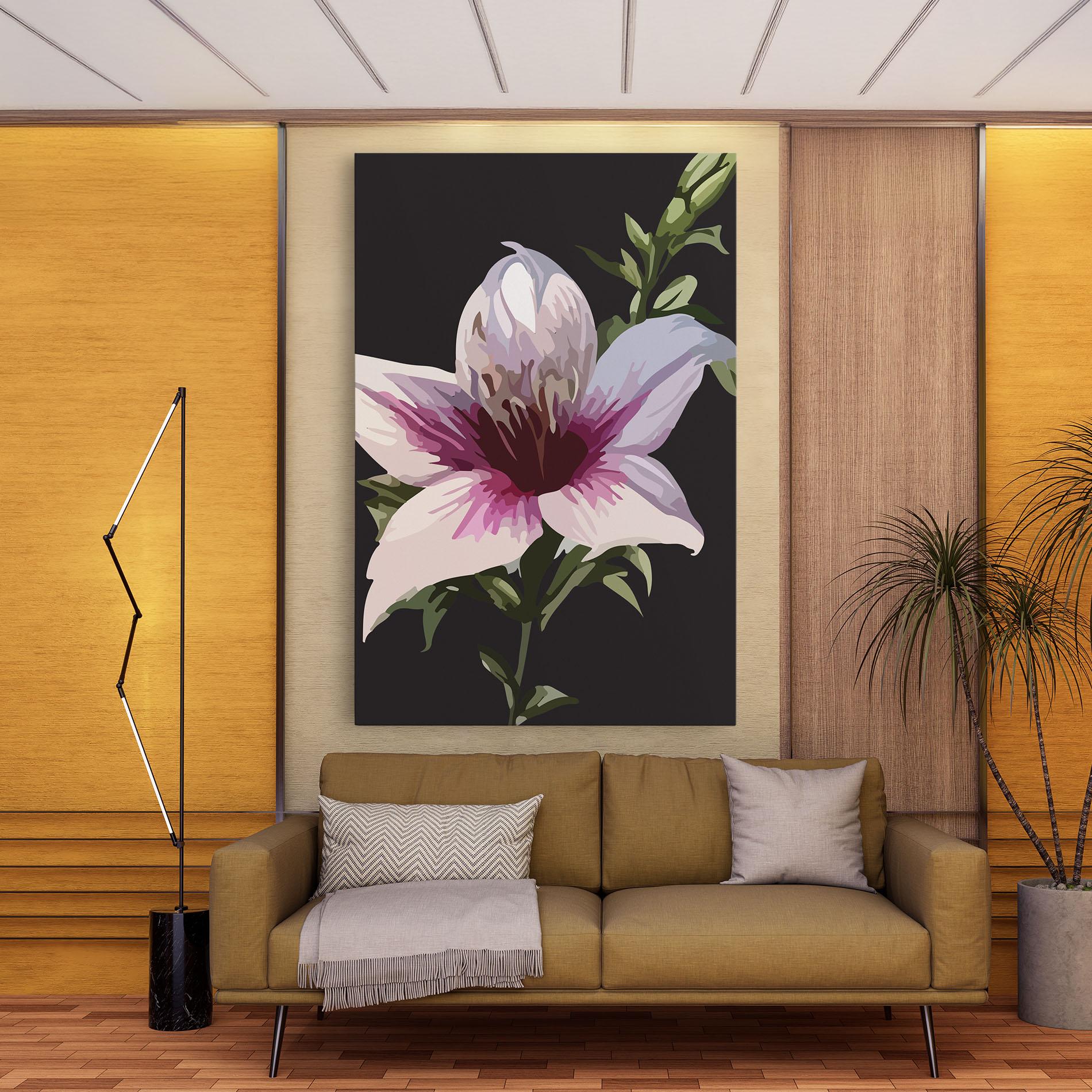 Vászonkép Pink Pretty Lily mockup 9