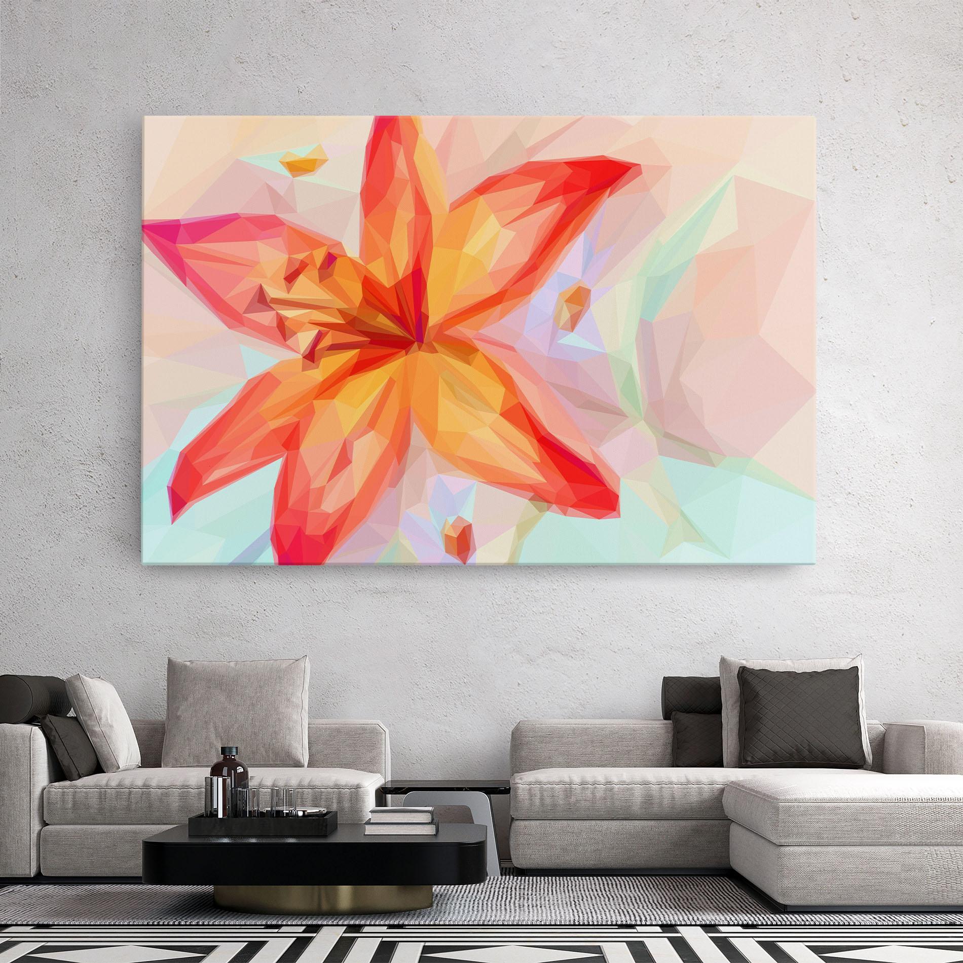 Vászonkép Orange Lily mockup 2