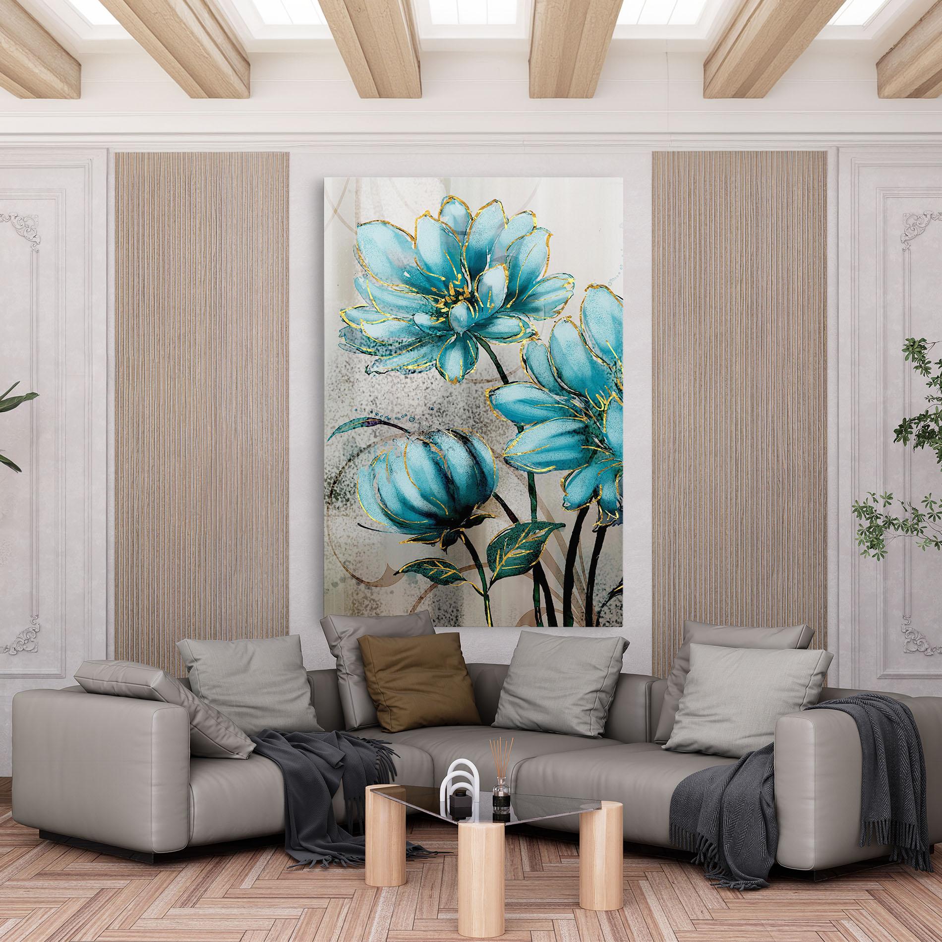 Vászonkép Bujori Albastri mockup 6