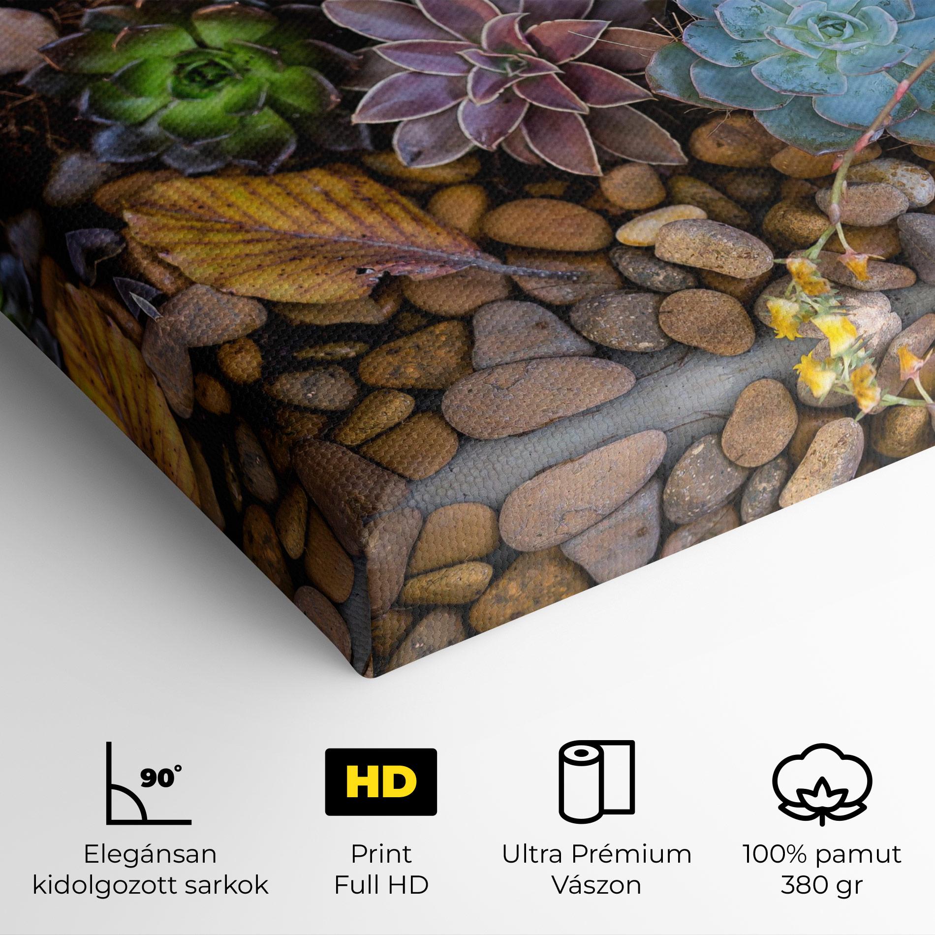 Vászonkép Colorful Flowers mockup 4