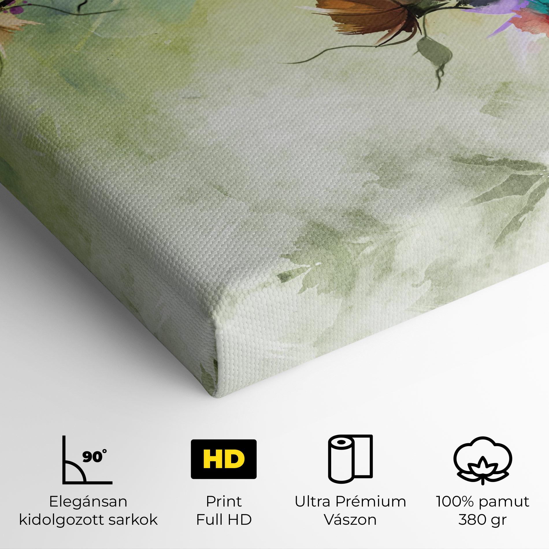 Vászonkép Ramura Cu Flori mockup 4