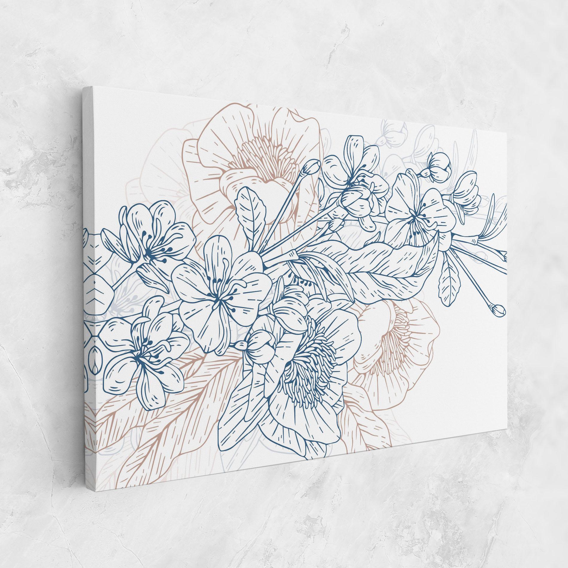 Vászonkép Blue Cream Line mockup 1