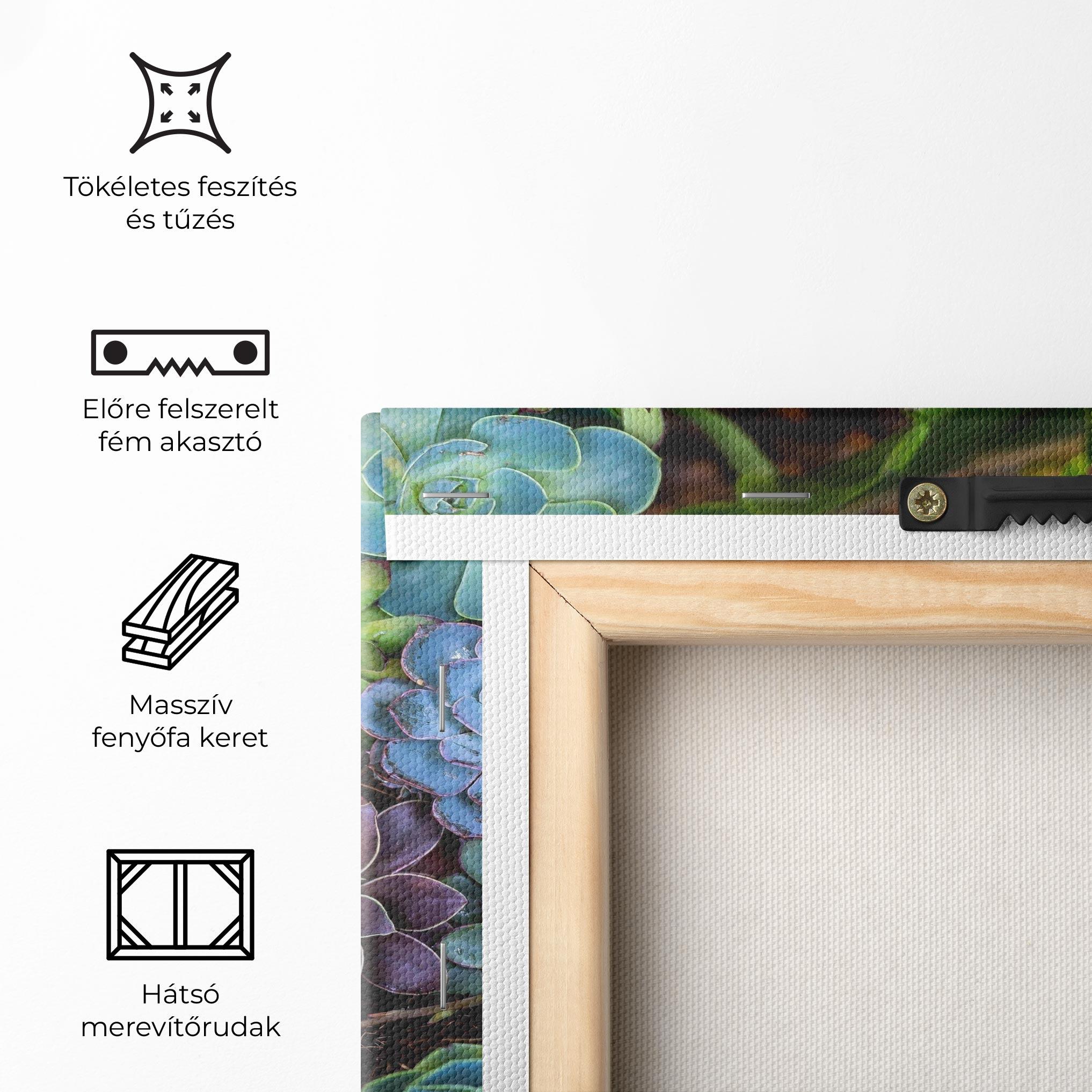 Vászonkép Colorful Flowers mockup 5