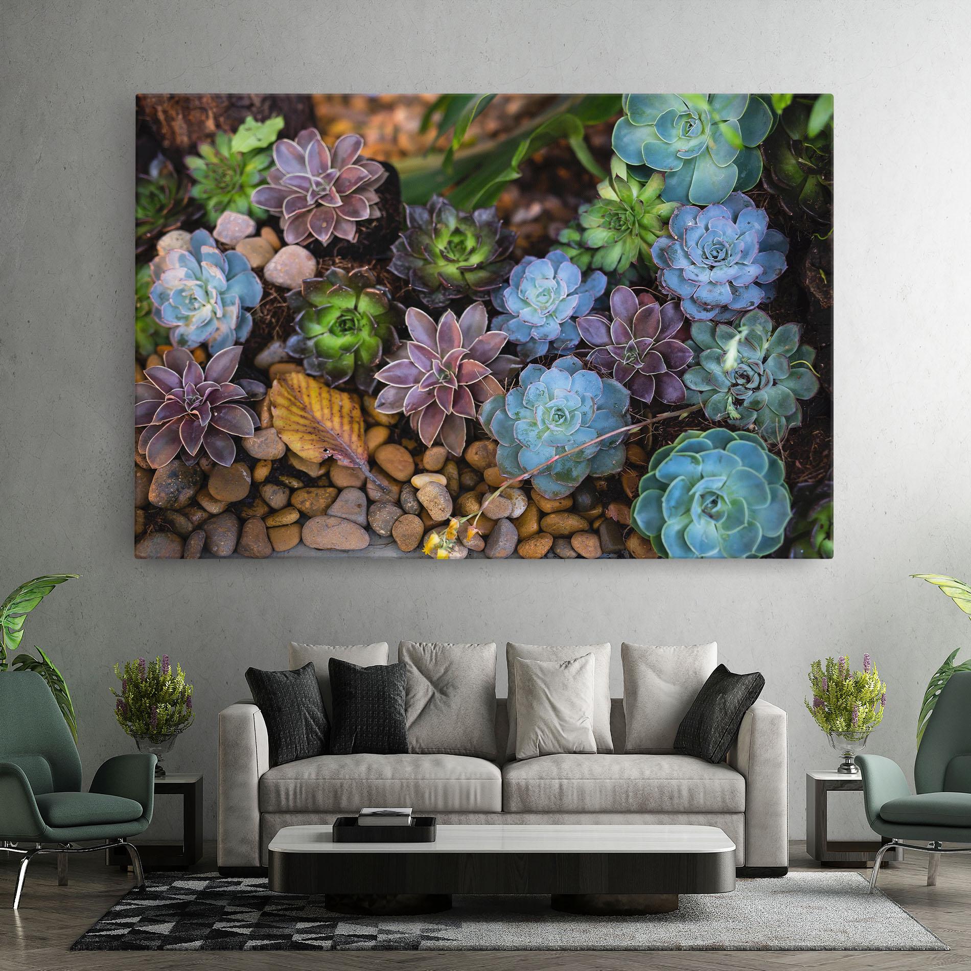 Vászonkép Colorful Flowers mockup 7