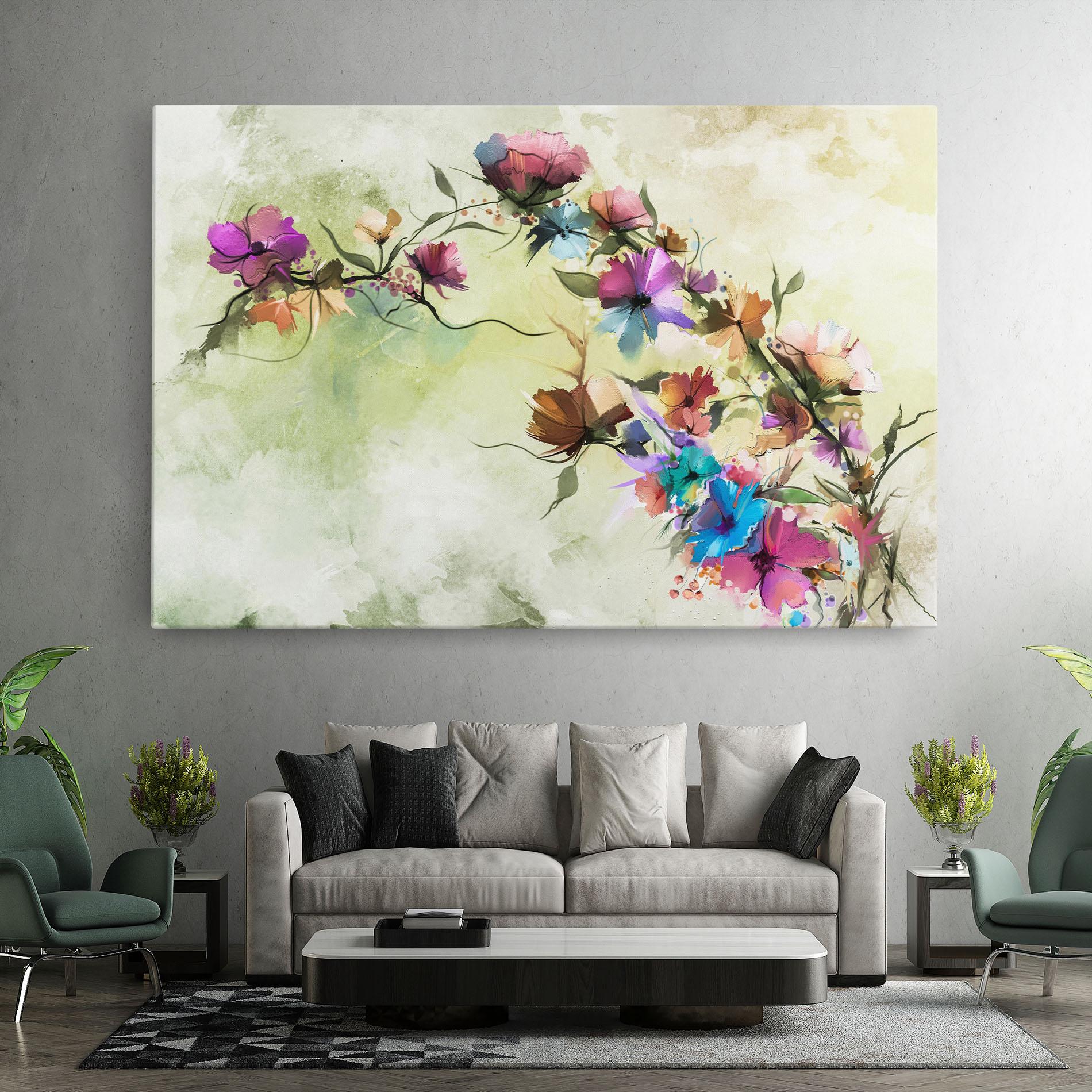 Vászonkép Ramura Cu Flori mockup 7