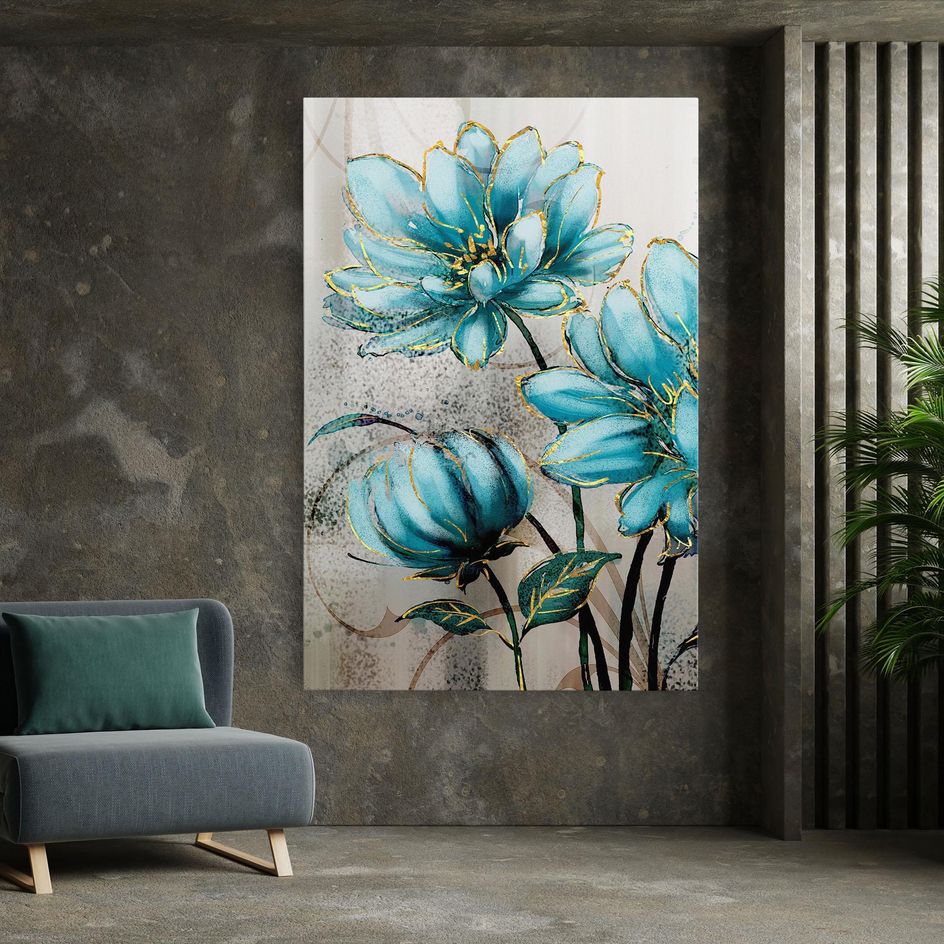 Vászonkép Bujori Albastri mockup 7