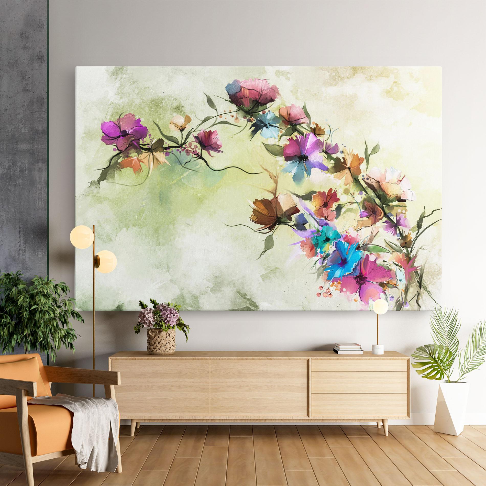 Vászonkép Ramura Cu Flori mockup 9