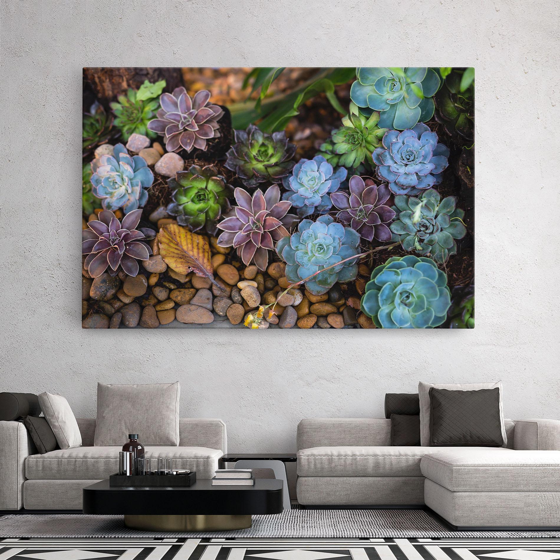 Vászonkép Colorful Flowers mockup 2