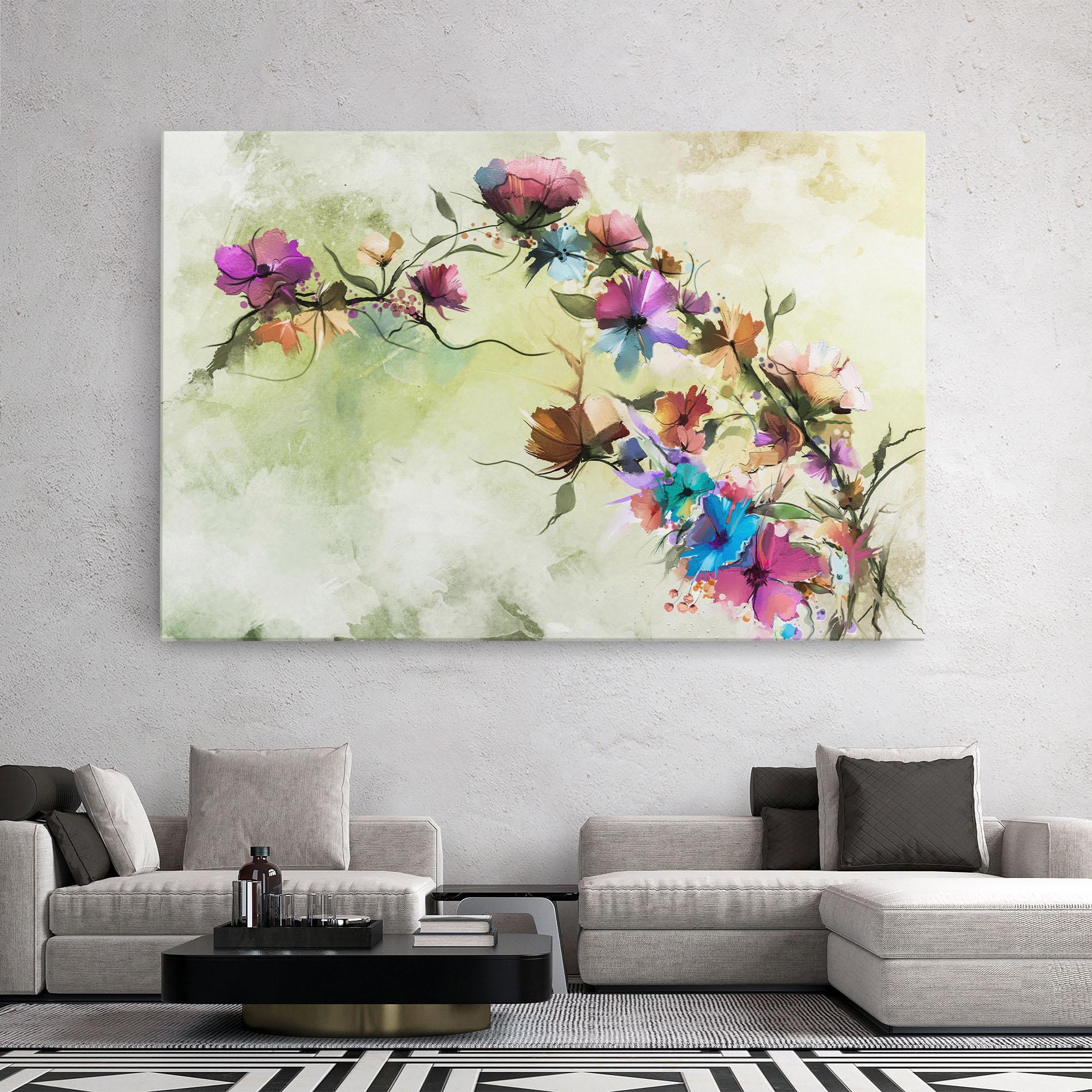 Vászonkép Ramura Cu Flori mockup 2